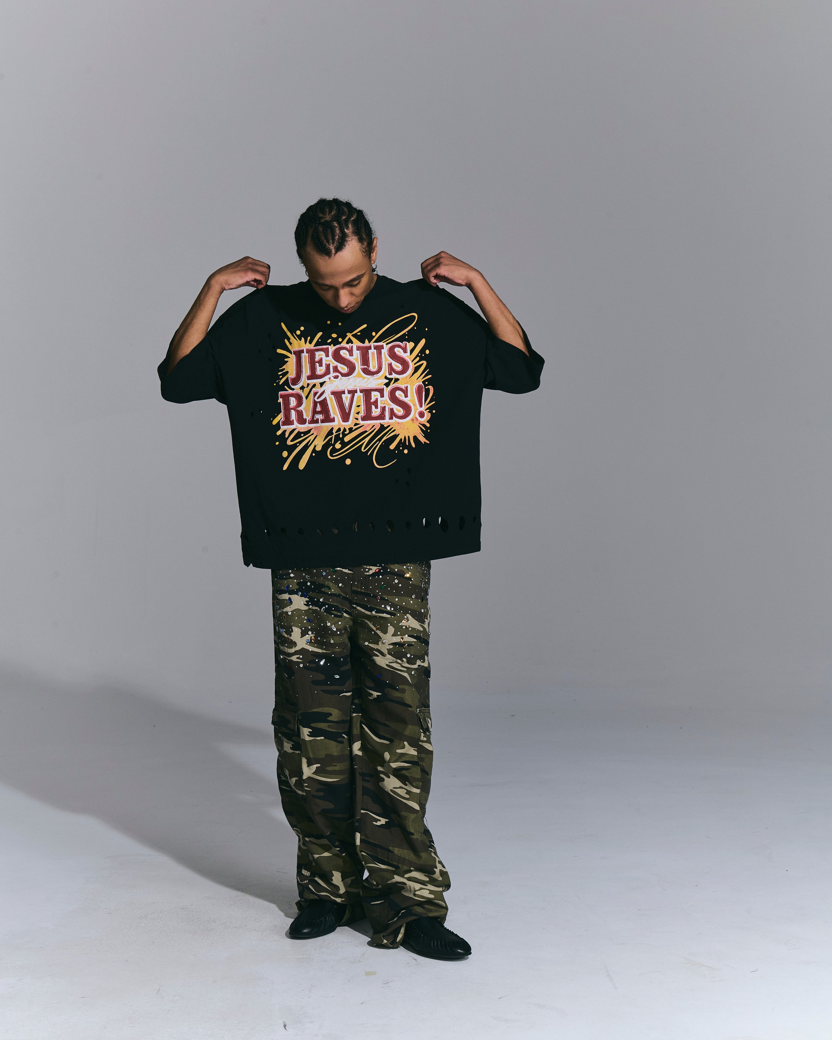 T-Shirt Oversize “Jesus Saves”