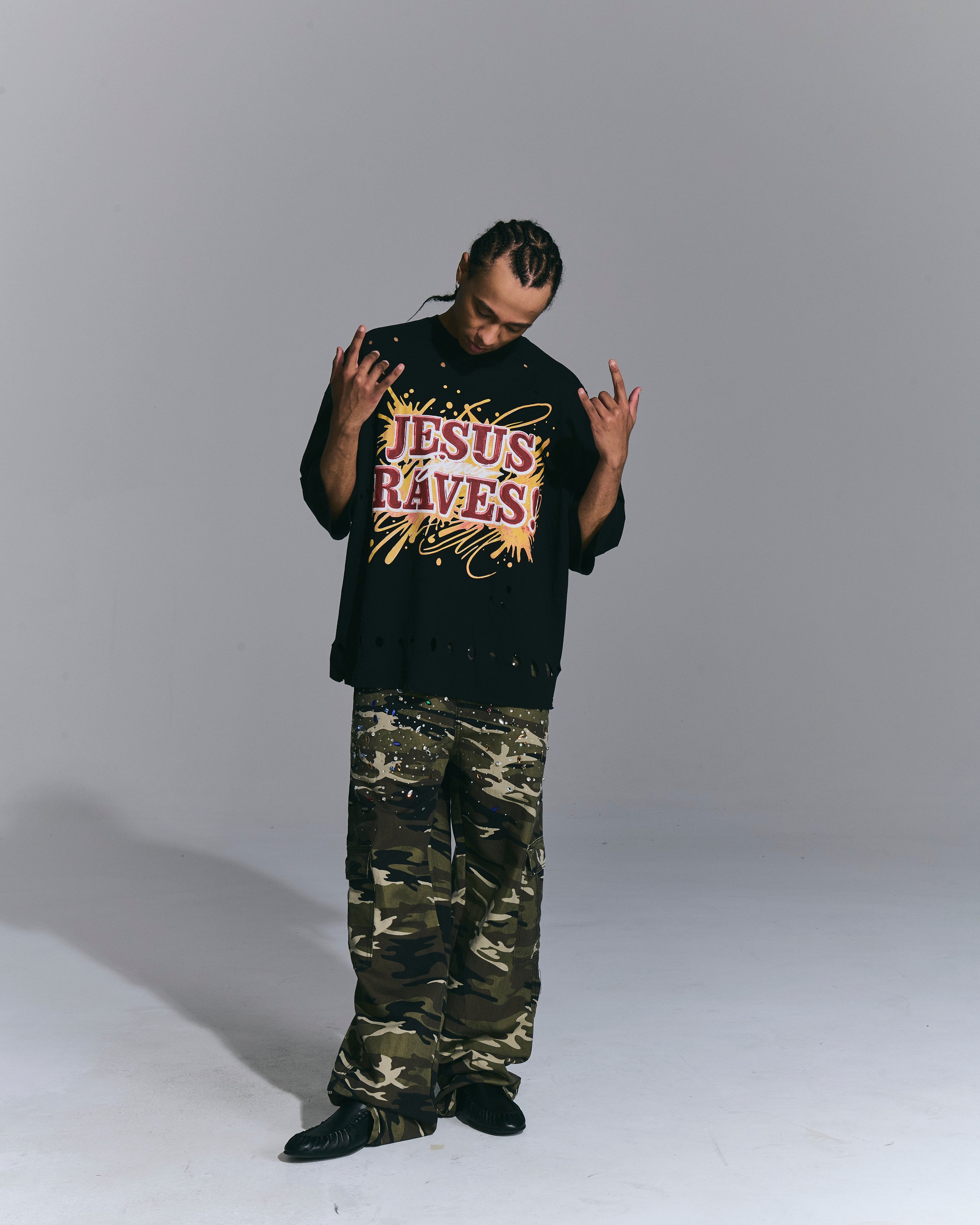 T-Shirt Oversize “Jesus Saves”