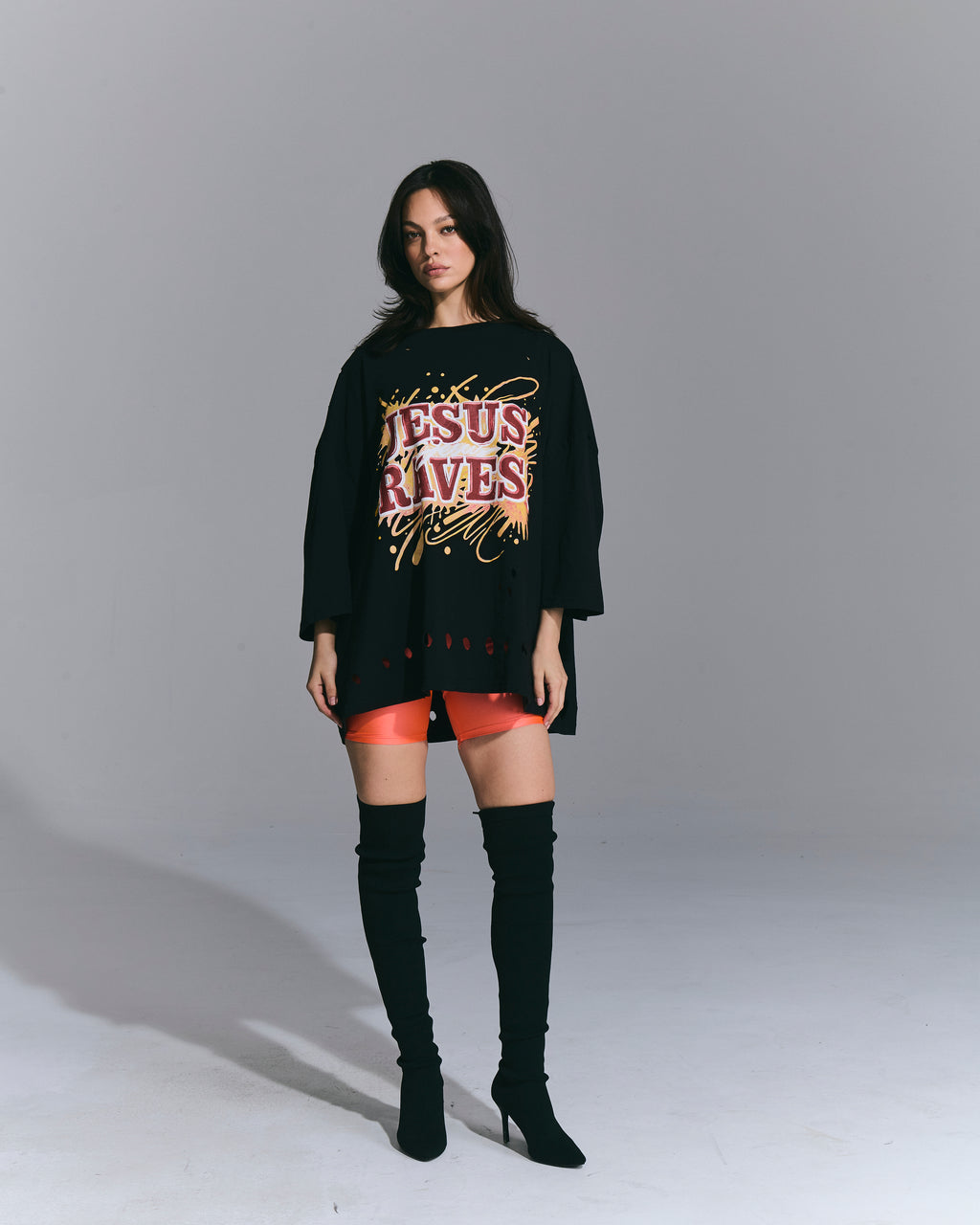 T-Shirt Oversize “Jesus Saves”