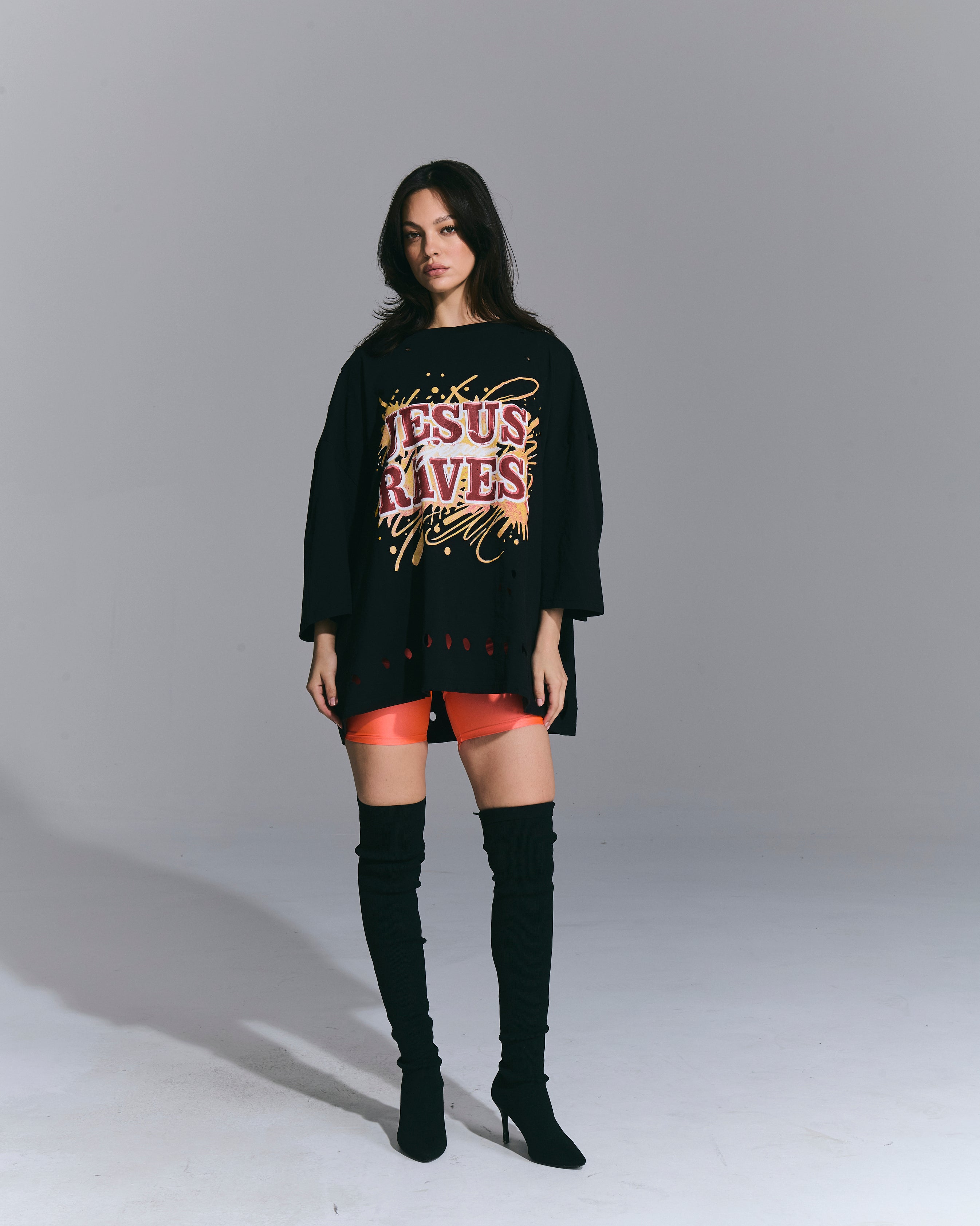T-Shirt Oversize “Jesus Saves”