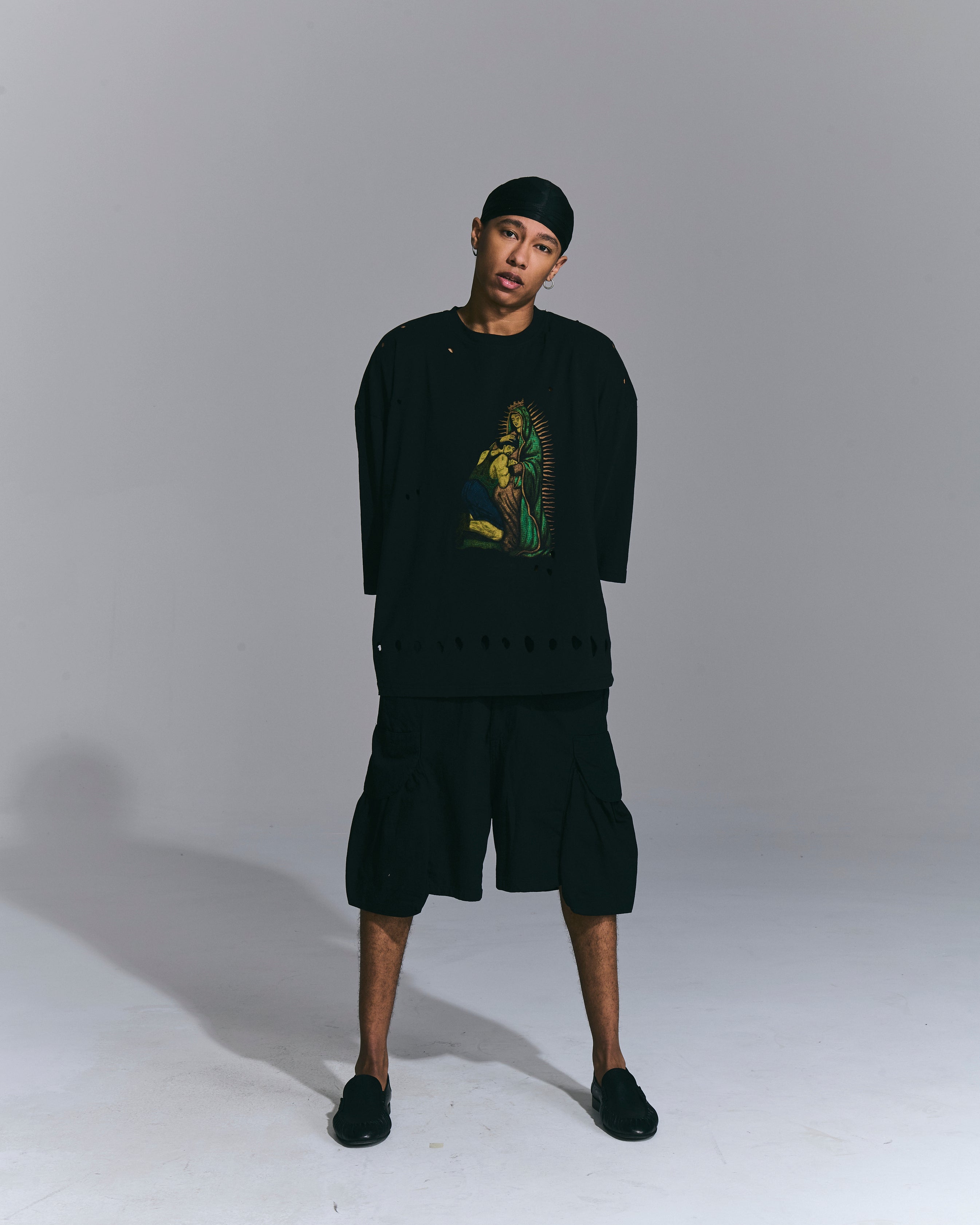 T-shirt stampata Black