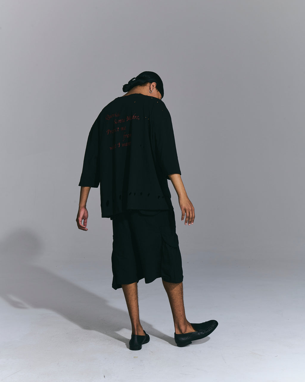 T-shirt stampata Black