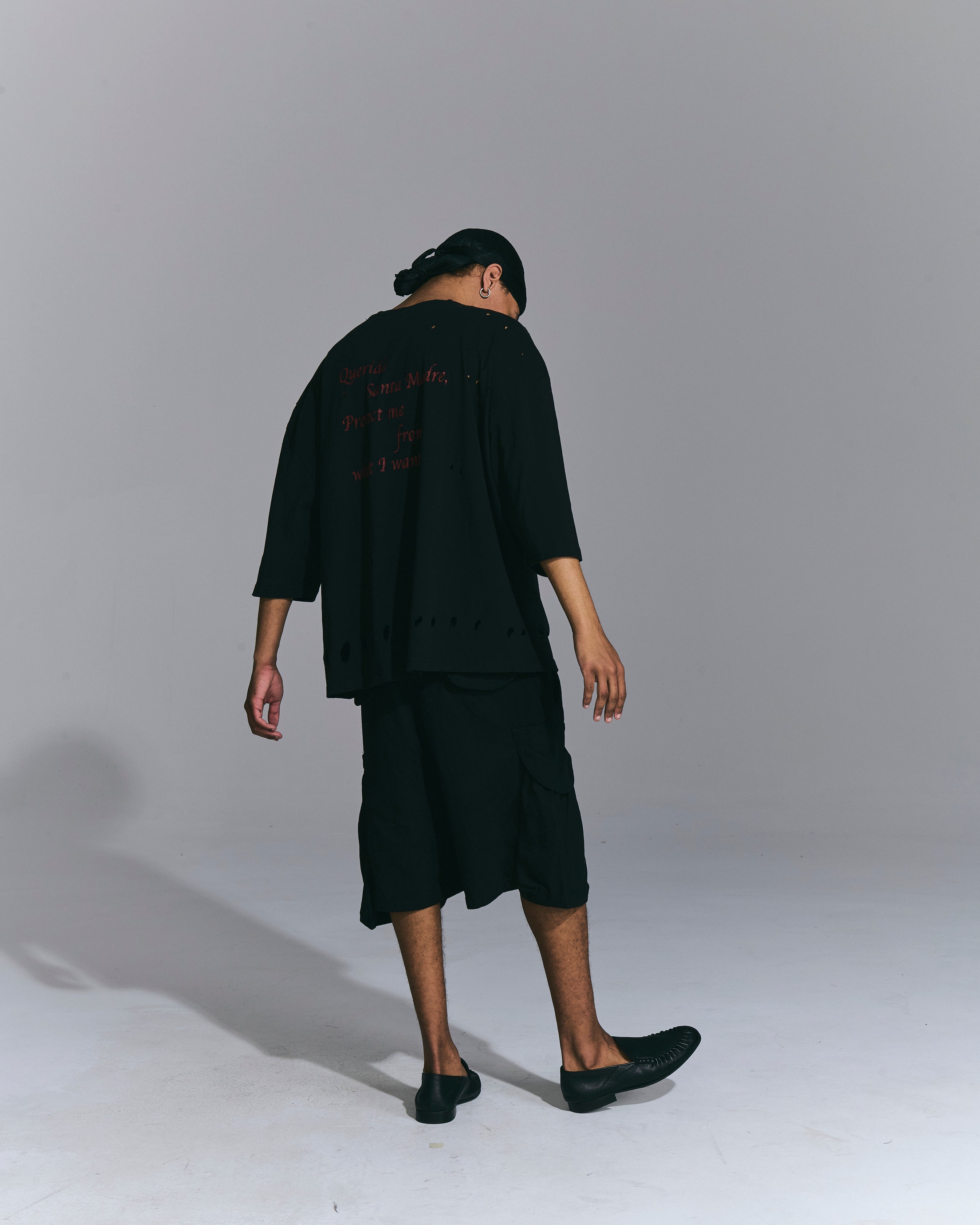 T-shirt stampata Black