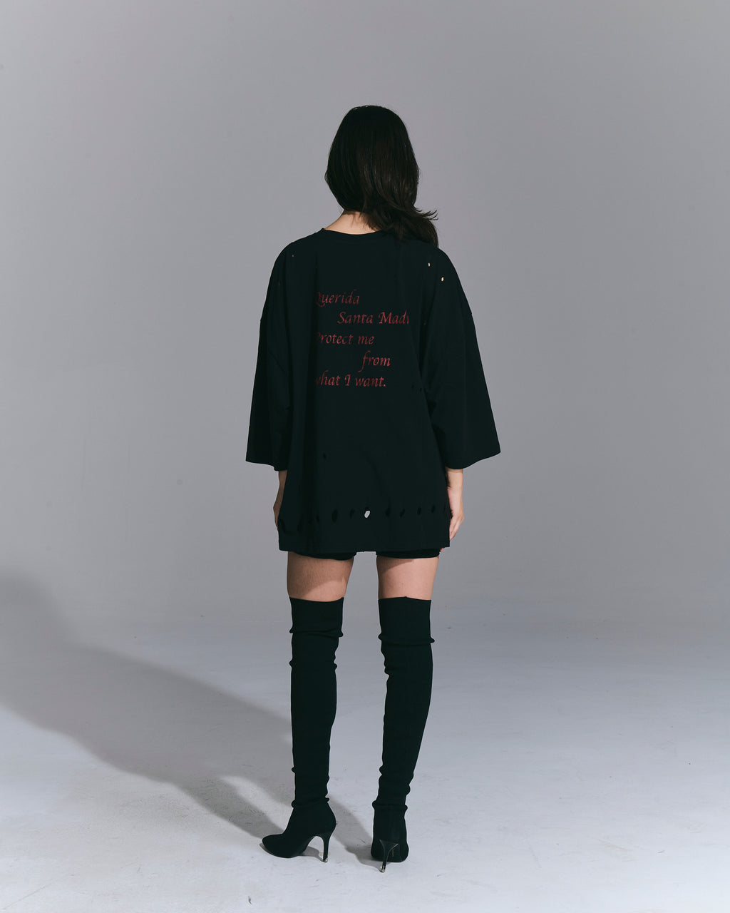 T-shirt stampata Black