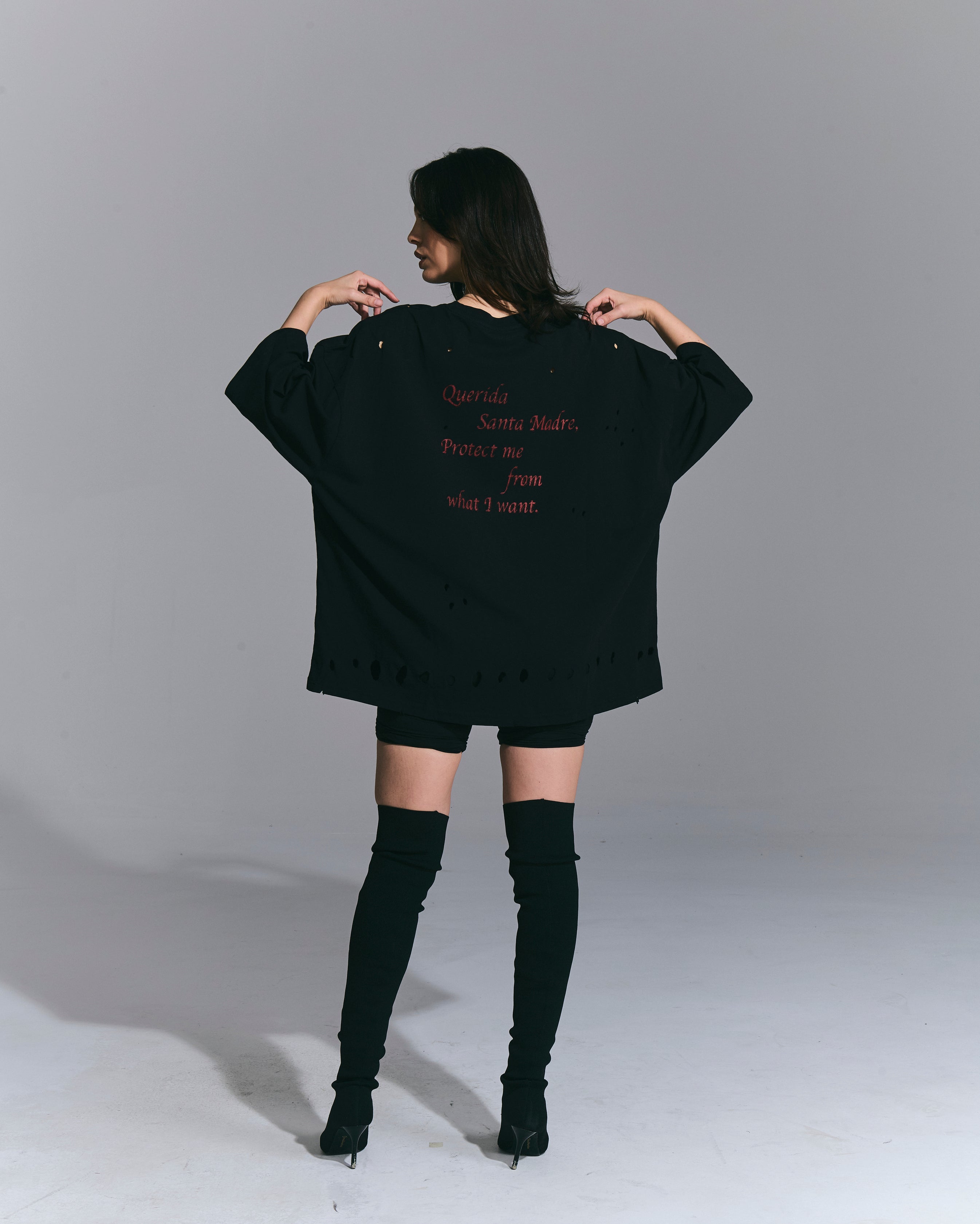T-shirt stampata Black