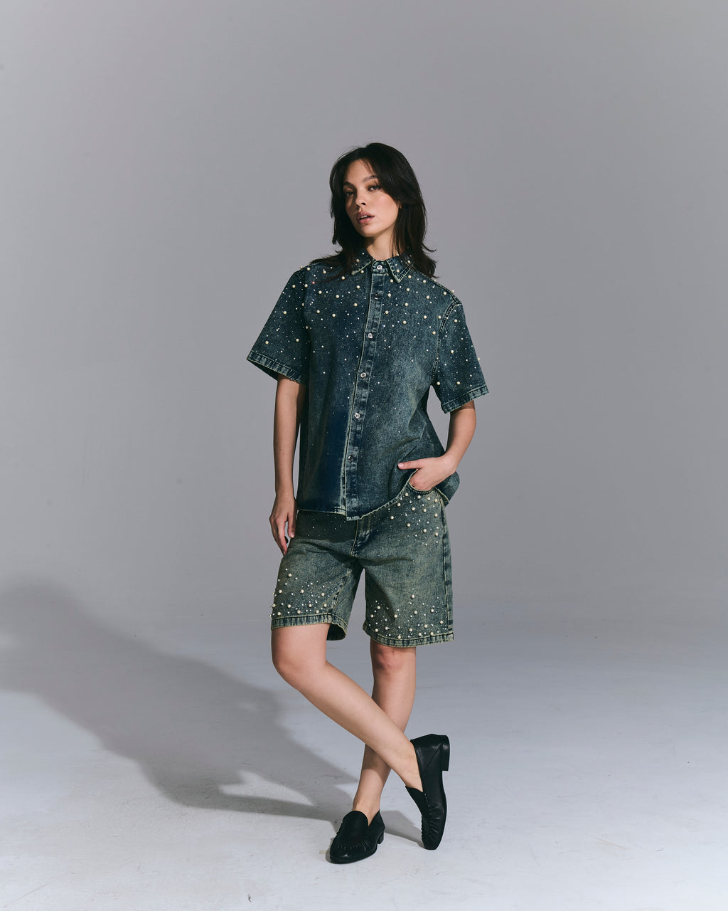 Bermuda Denim Pearl