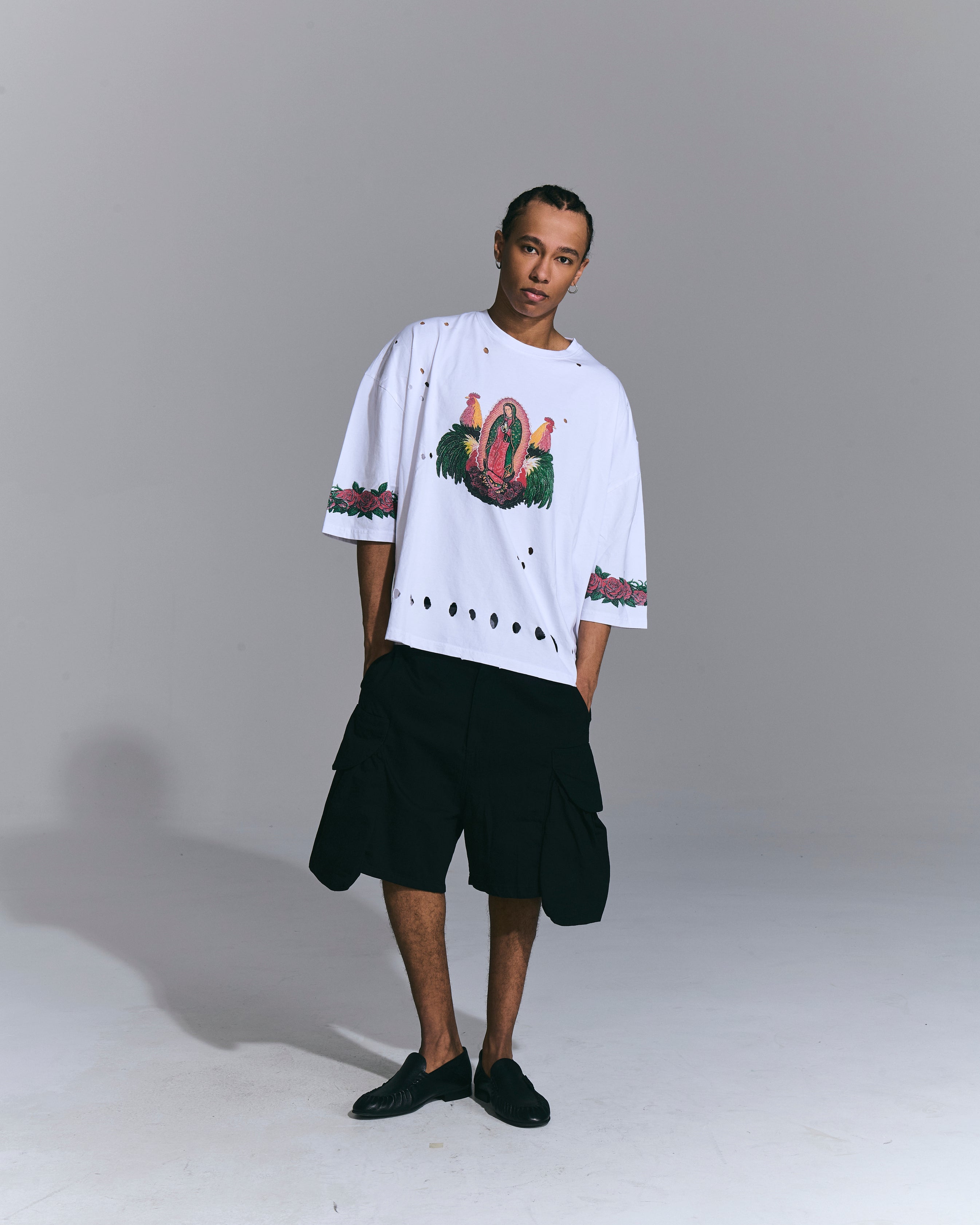 T-Shirt Oversize “Guadalupe” White
