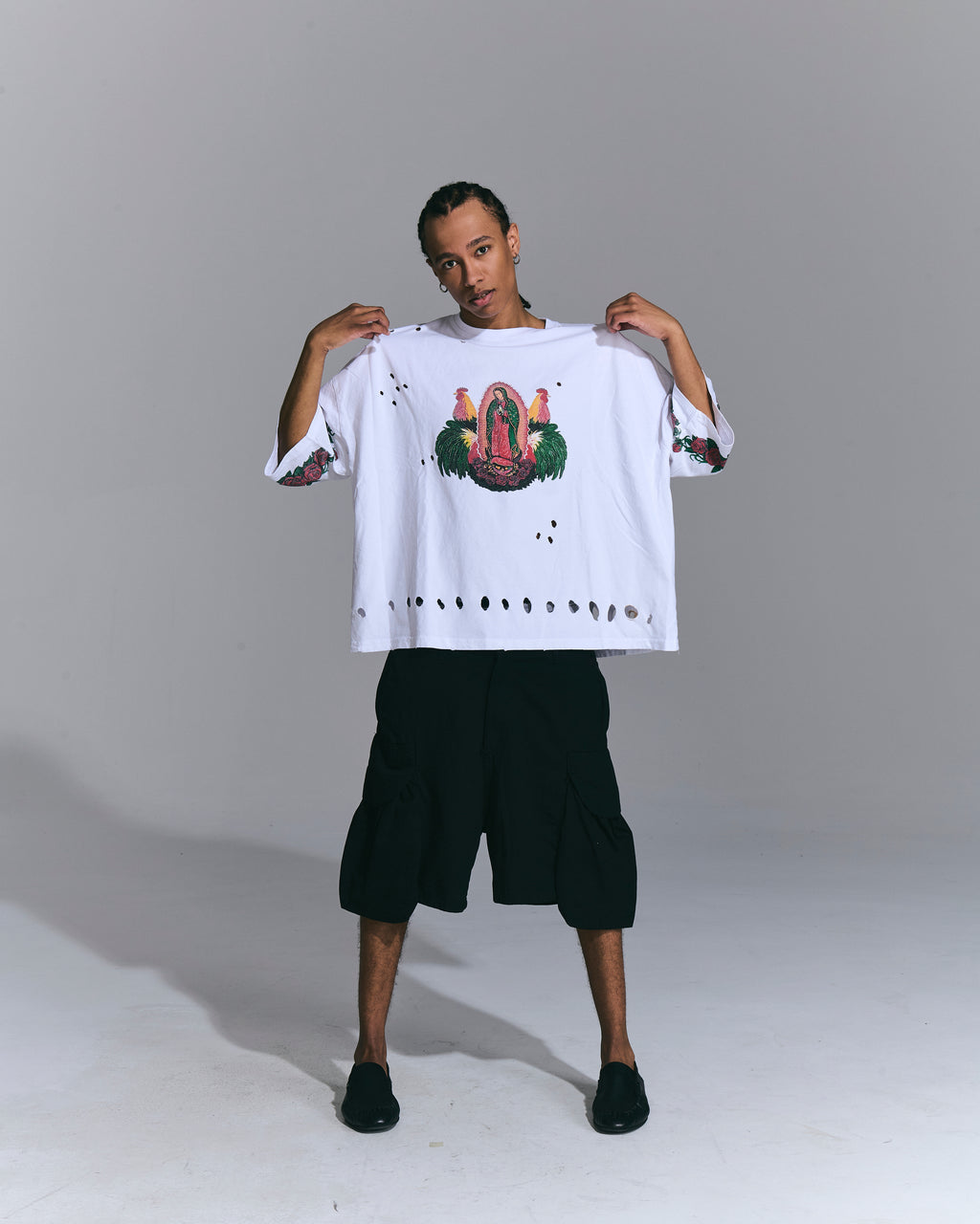 T-Shirt Oversize “Guadalupe” White