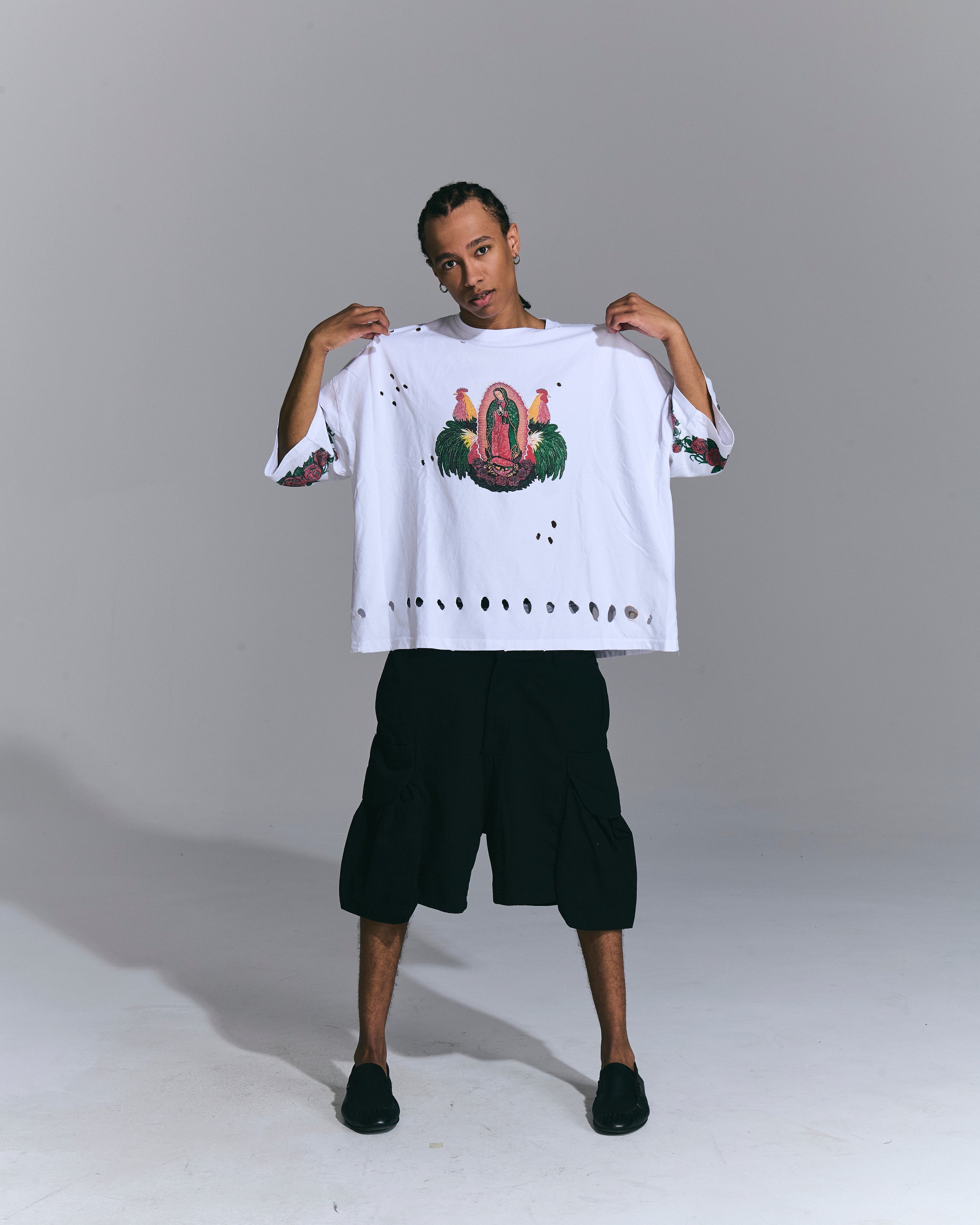 T-Shirt Oversize “Guadalupe” White