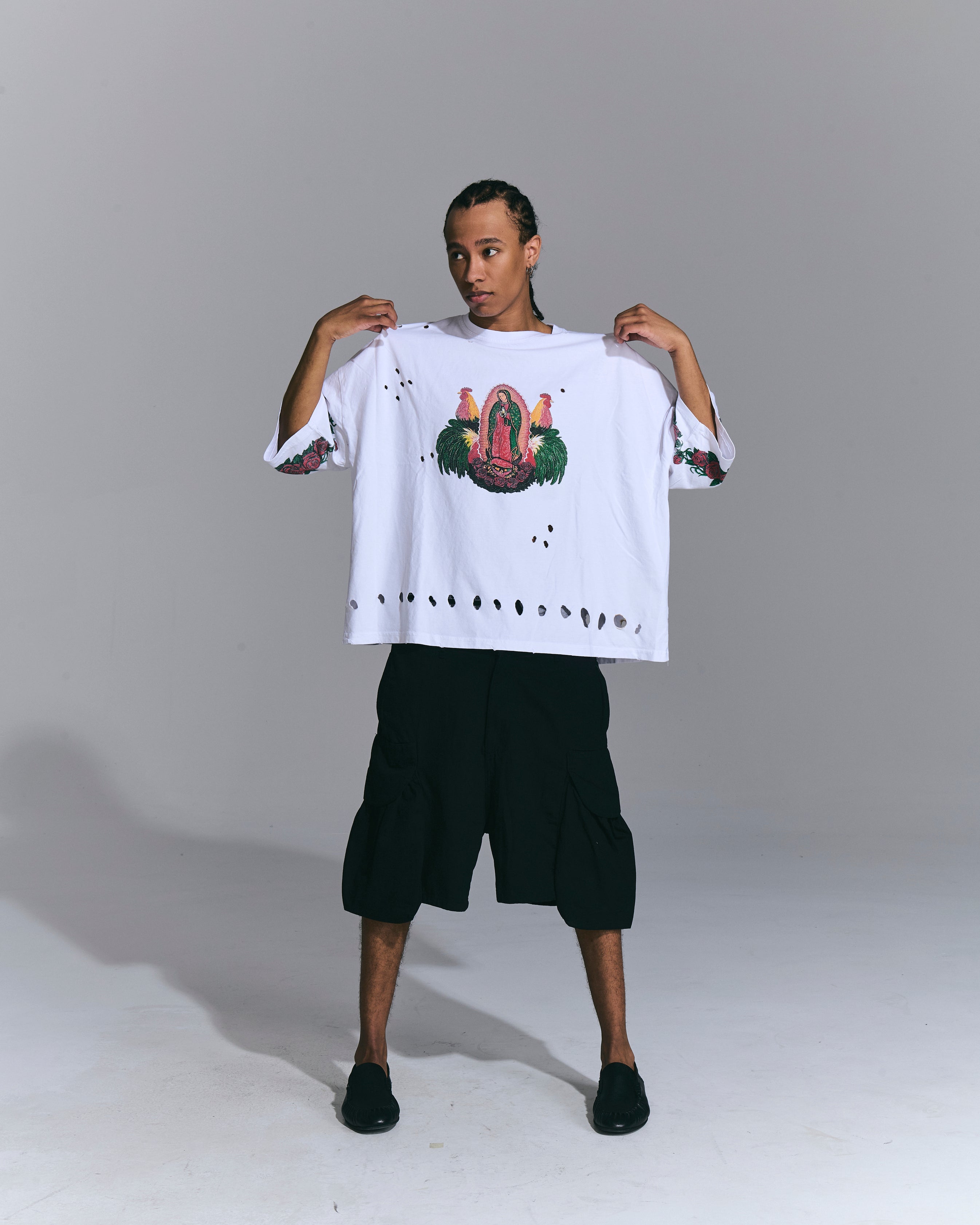 T-Shirt Oversize “Guadalupe” White