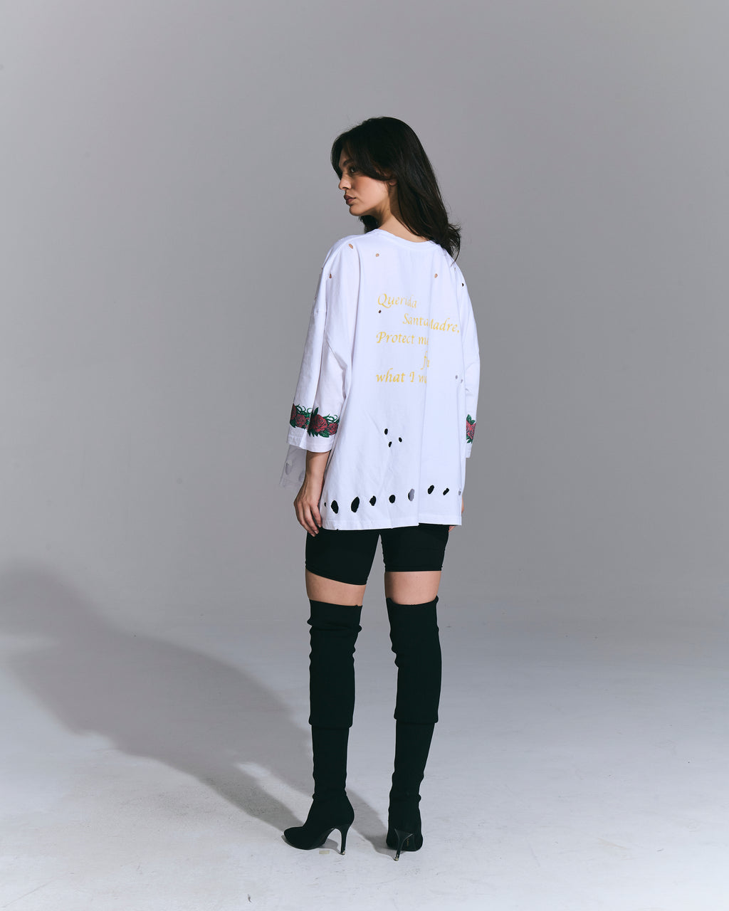 T-Shirt Oversize “Guadalupe” White