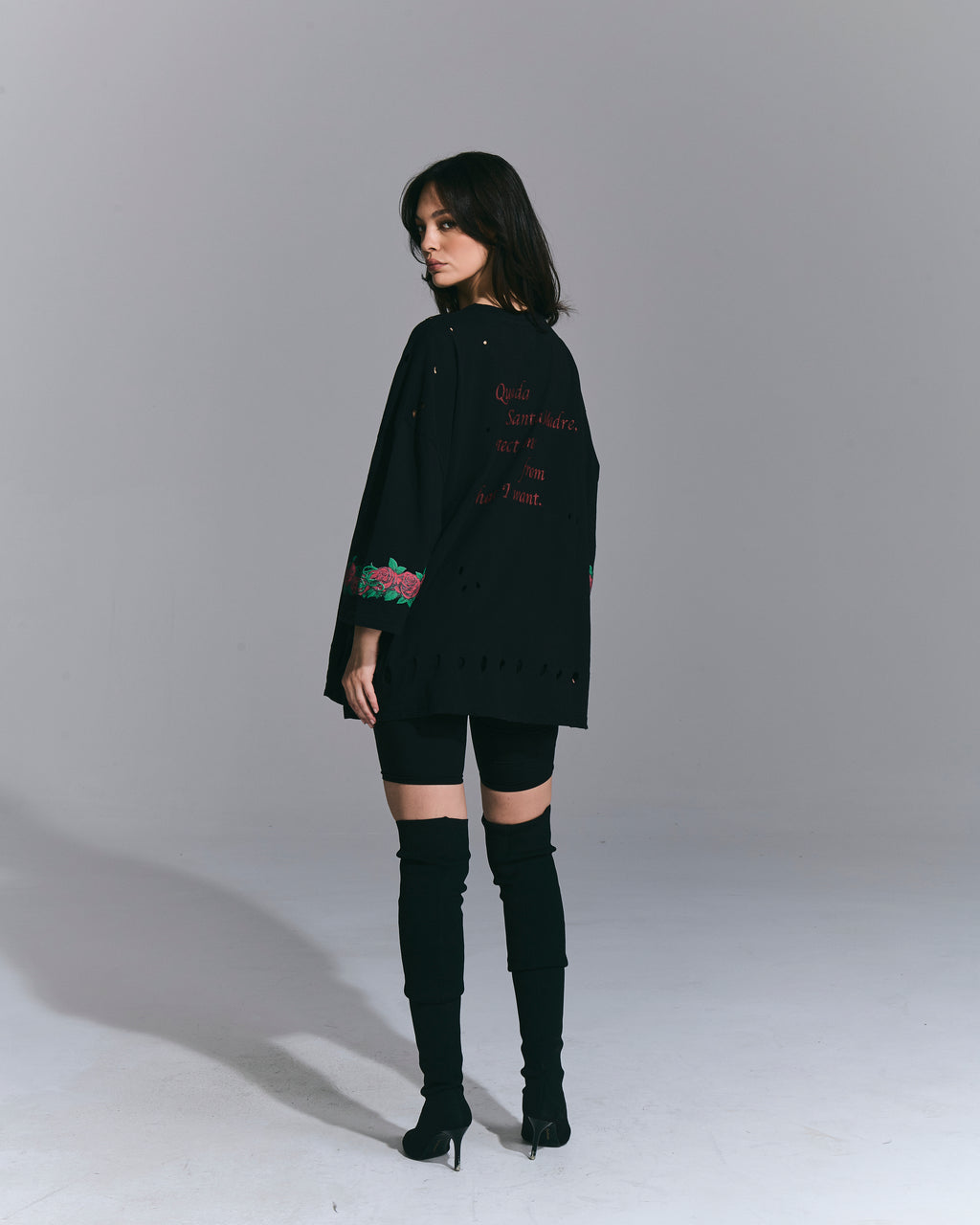 T-Shirt Oversize “Guadalupe” Black