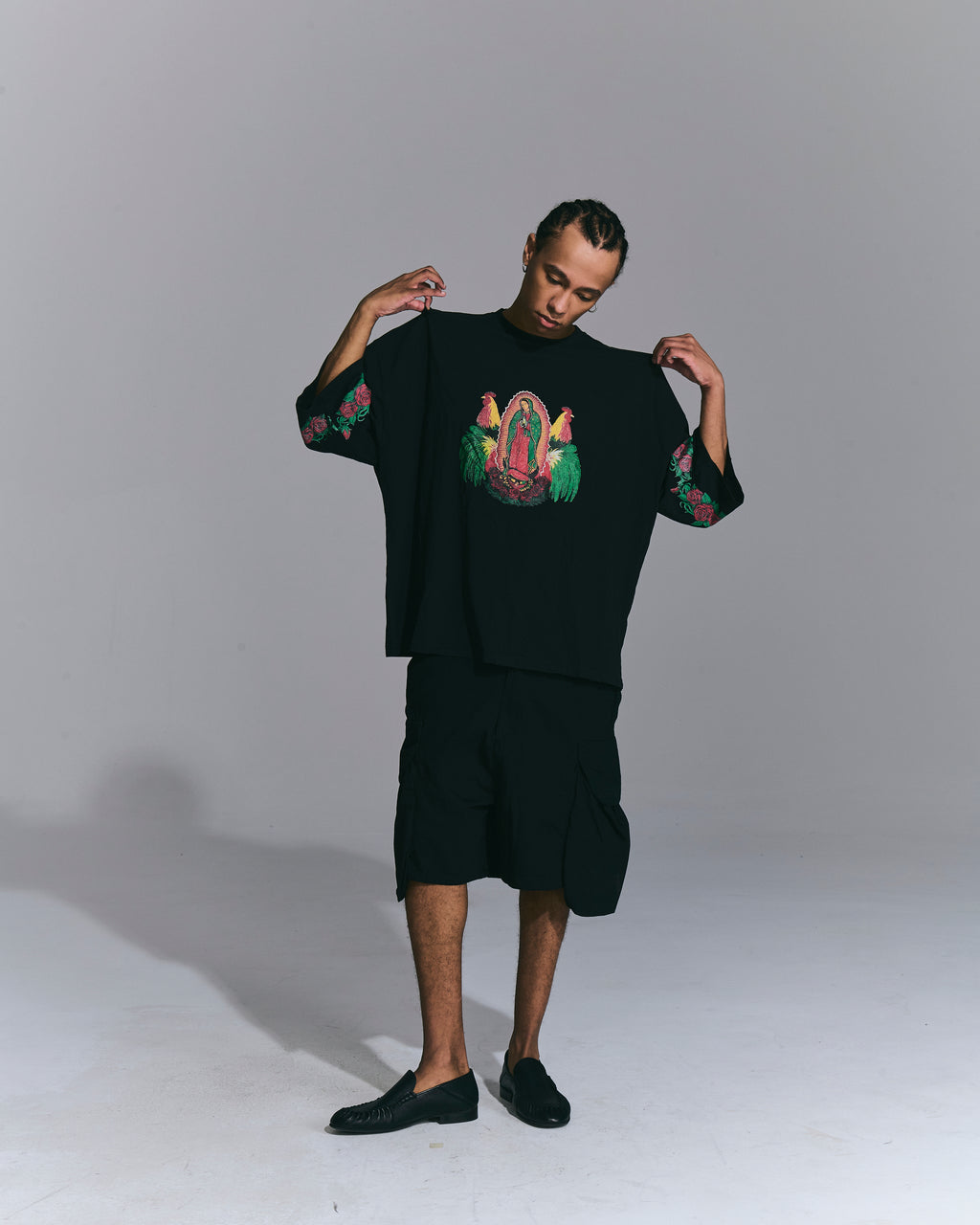 T-Shirt Oversize “Guadalupe” Black