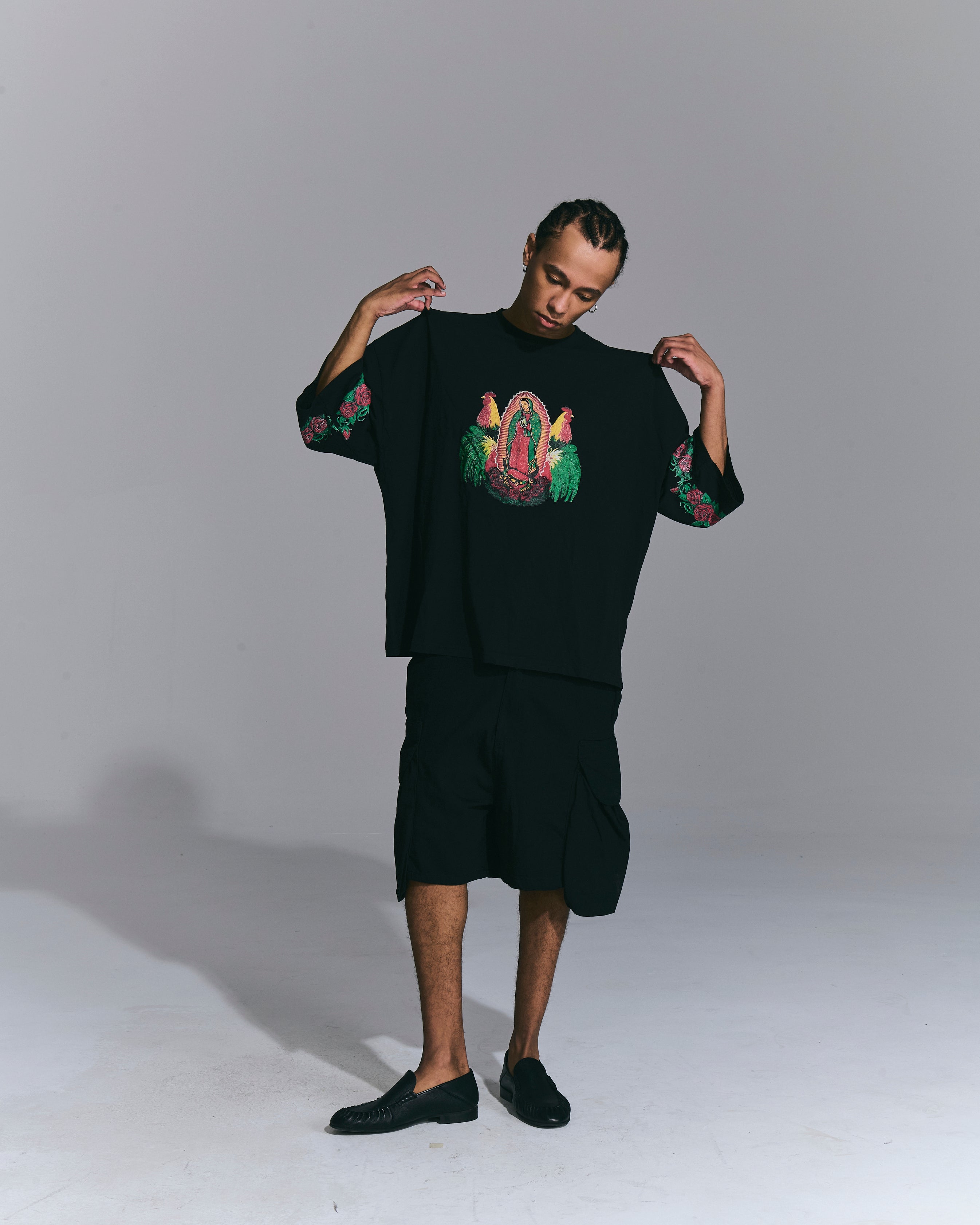 T-Shirt Oversize “Guadalupe” Black