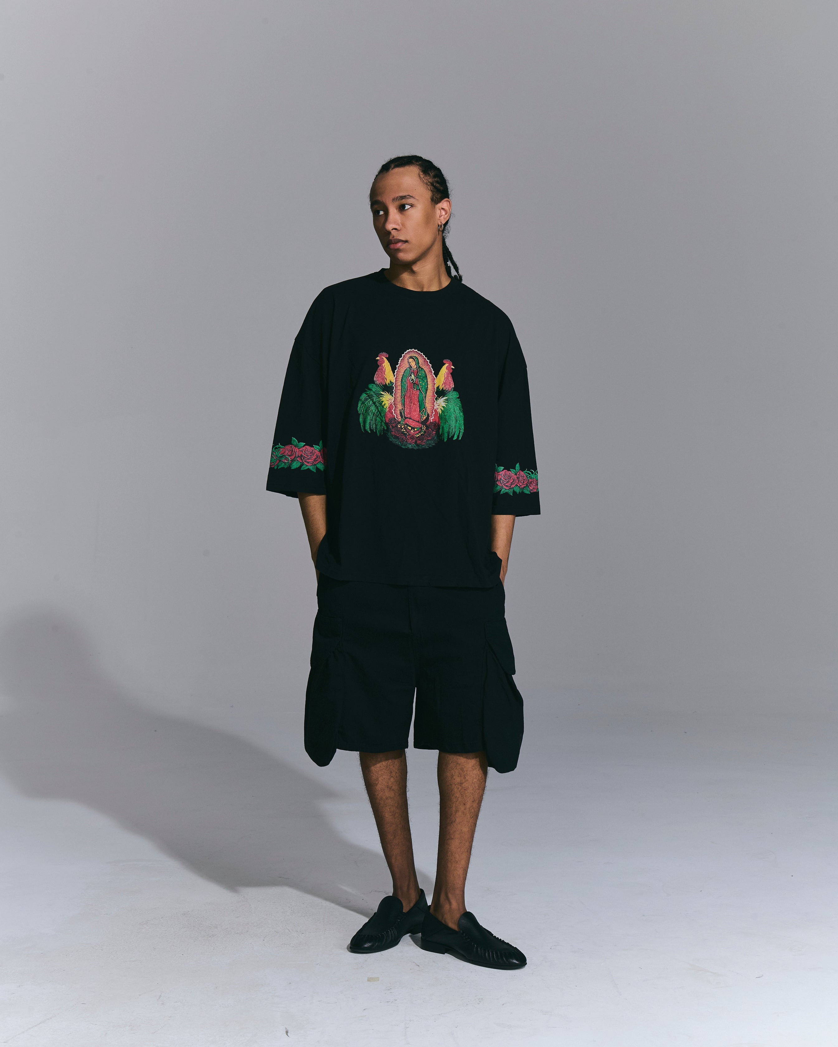 T-Shirt Oversize “Guadalupe” Black