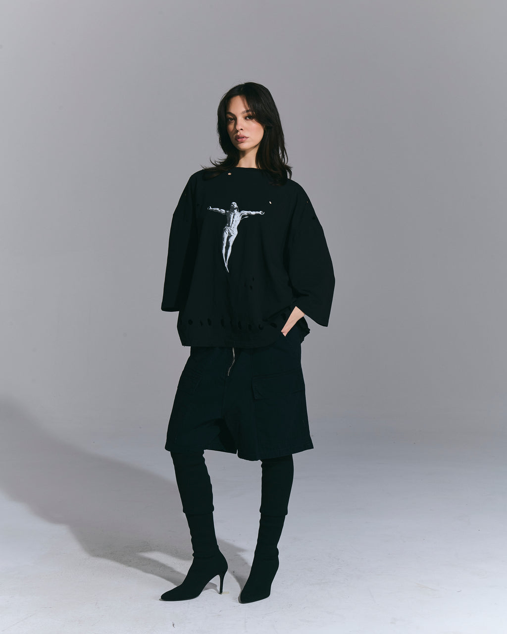 T-Shirt Oversize “Eterno” Black