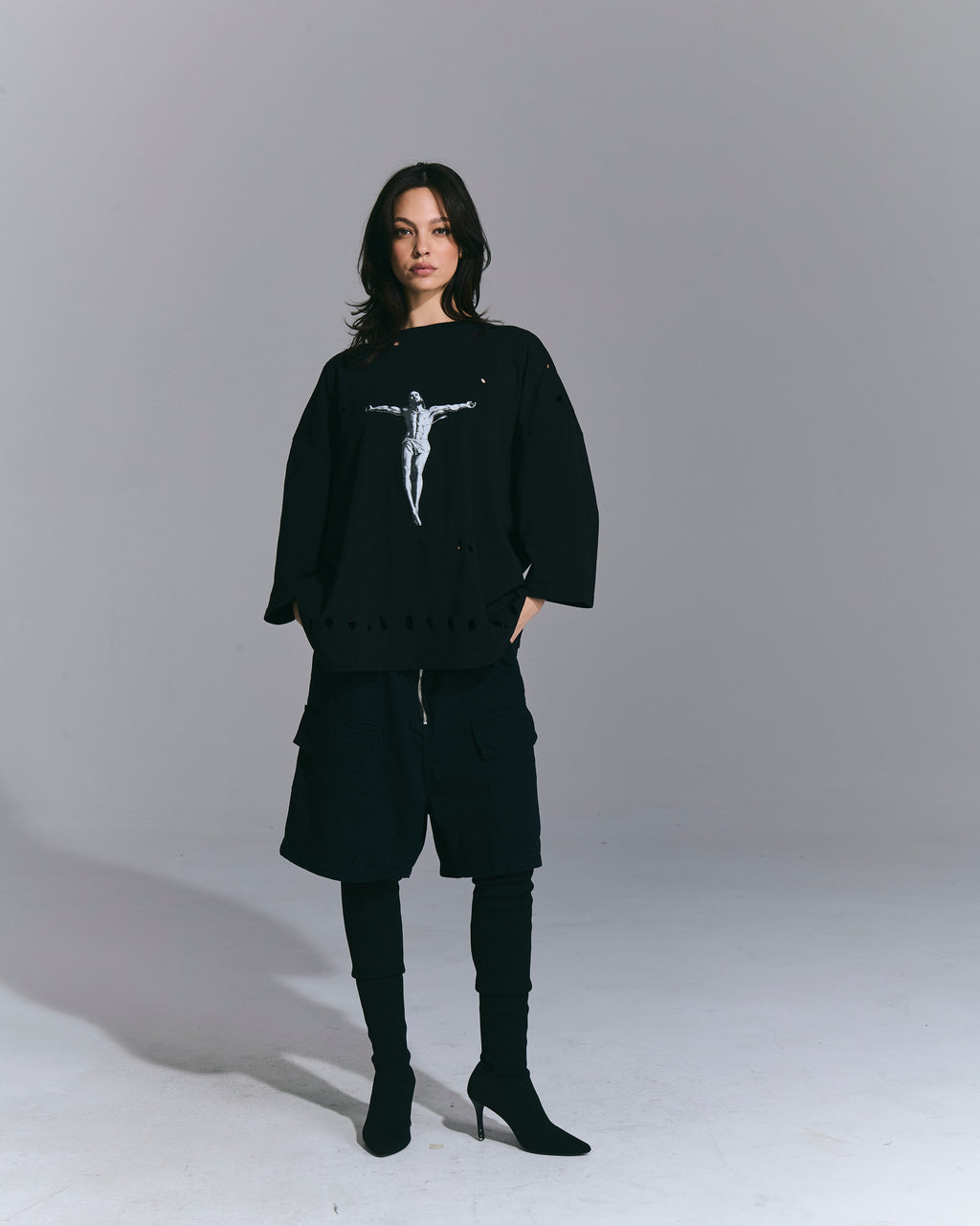 T-Shirt Oversize “Eterno” Black
