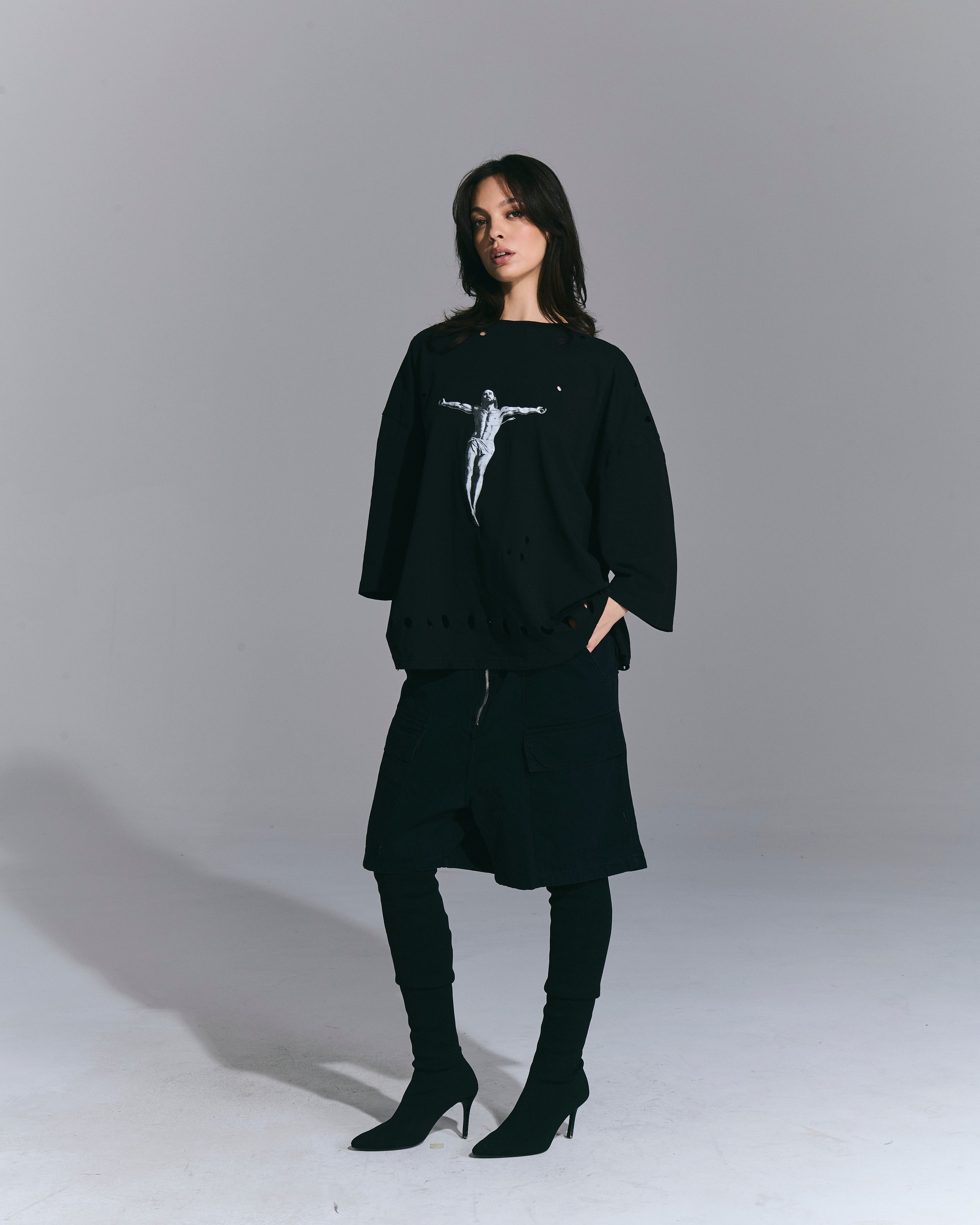 T-Shirt Oversize “Eterno” Black