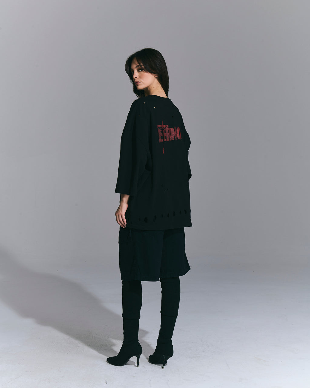 T-Shirt Oversize “Eterno” Black