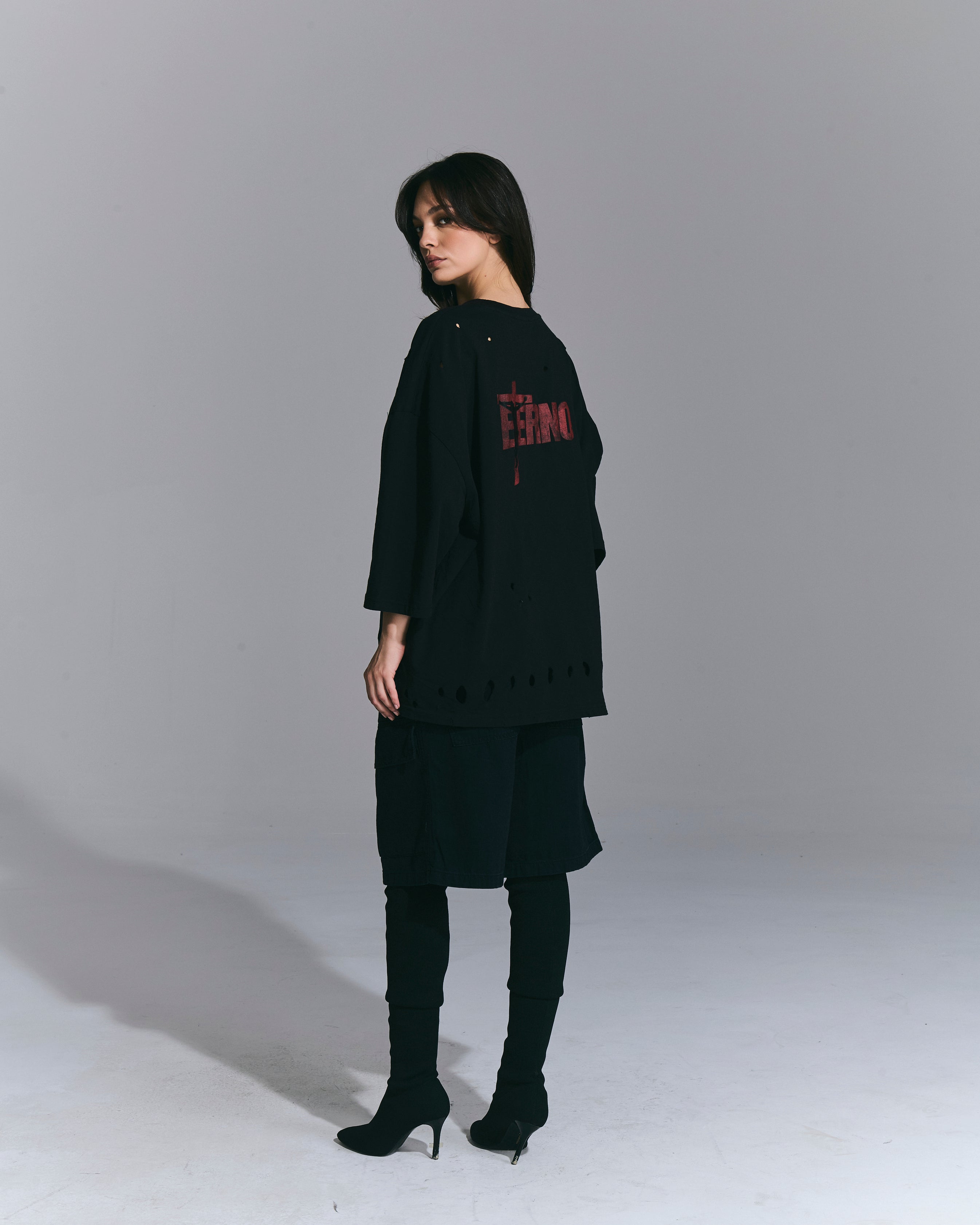 T-Shirt Oversize “Eterno” Black