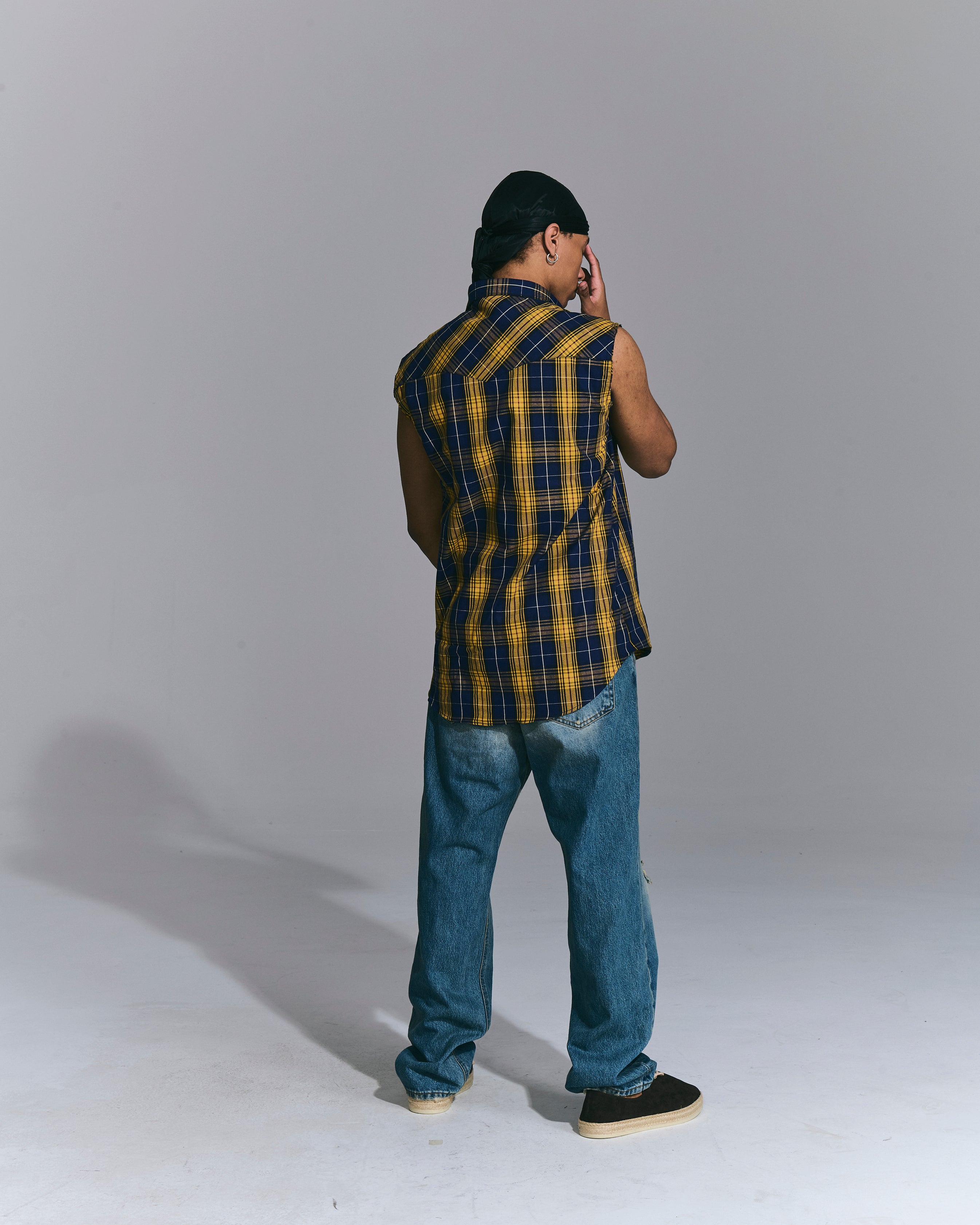 Camicia Smanicata country Yellow