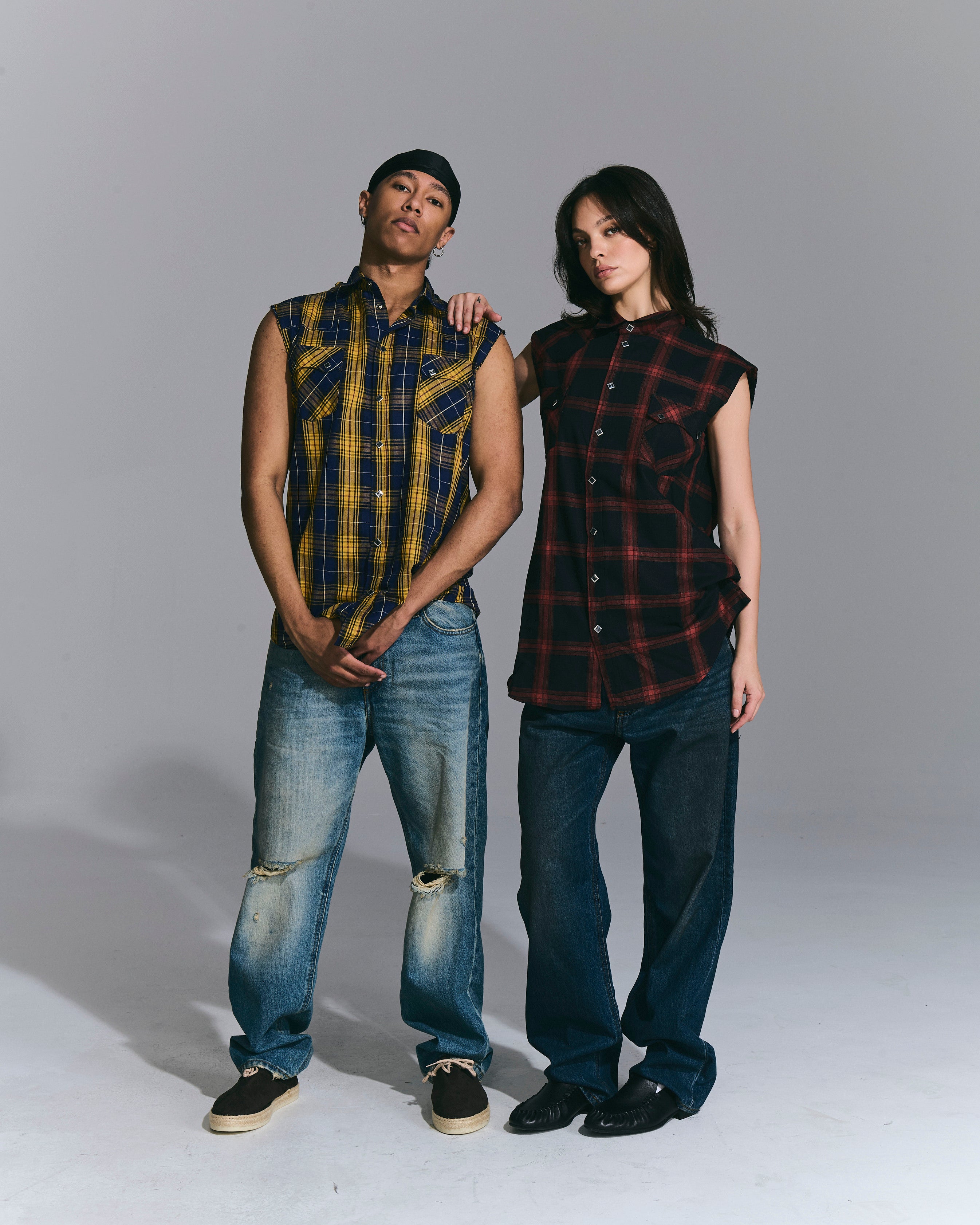 Camicia Smanicata country Yellow