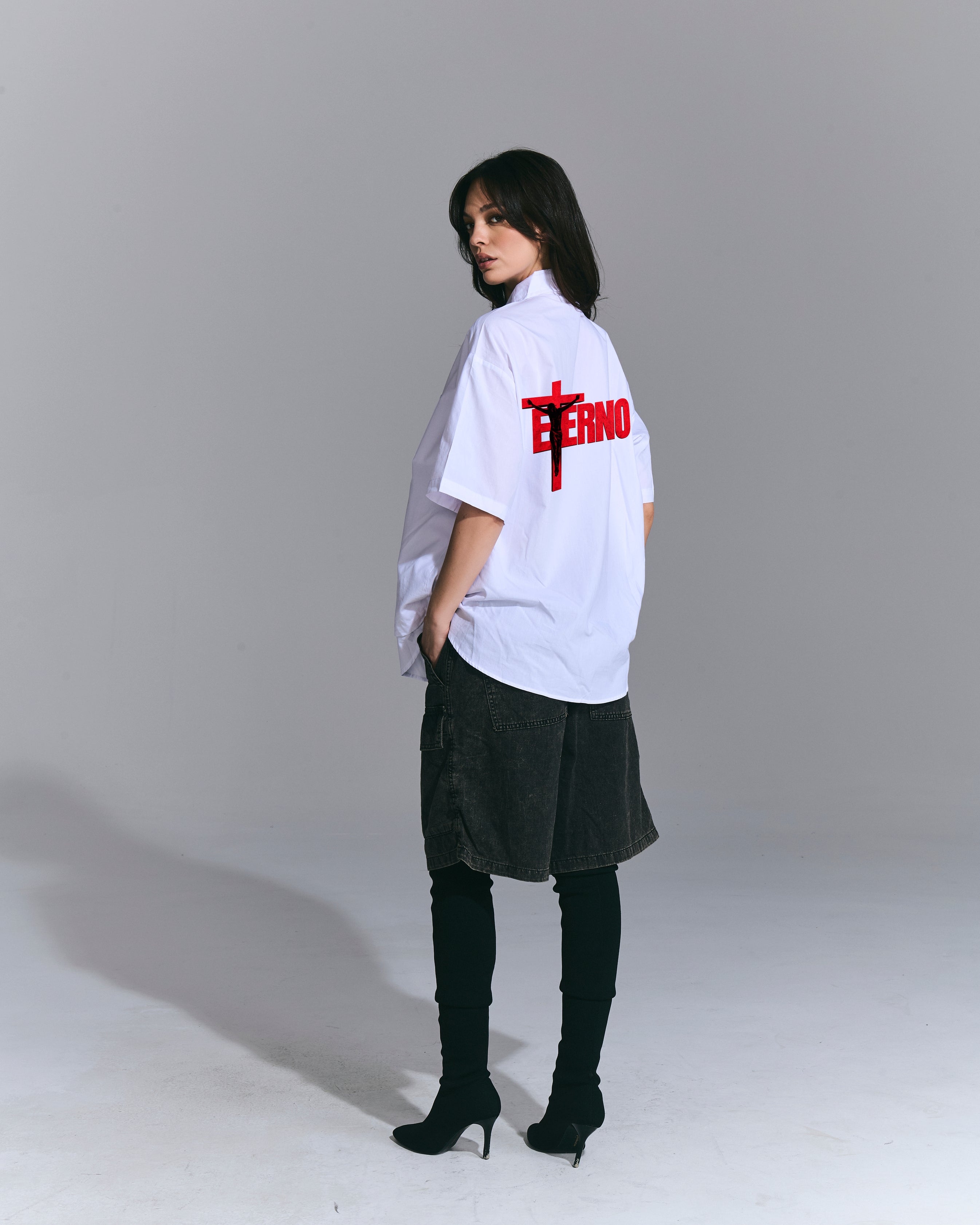 Camicia “ETERNO” – White Oversize Shirt