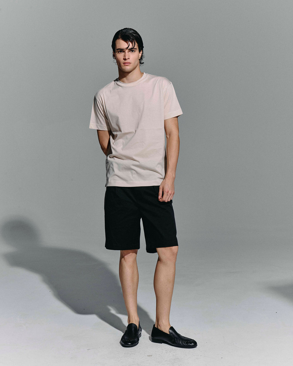 Bermuda “Classic Pleated” – Black