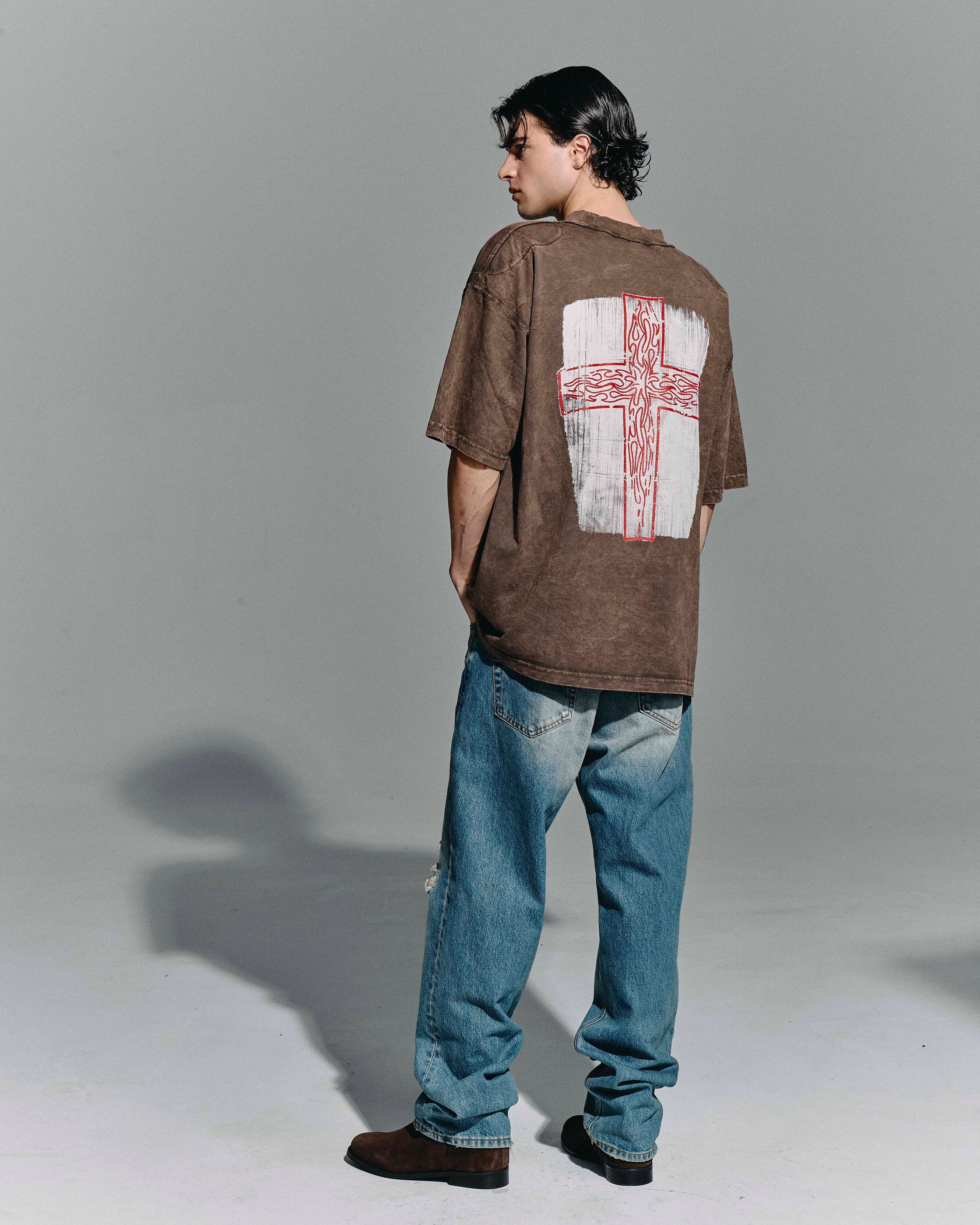 Jeans “Destroyed Fade” – Light Blue