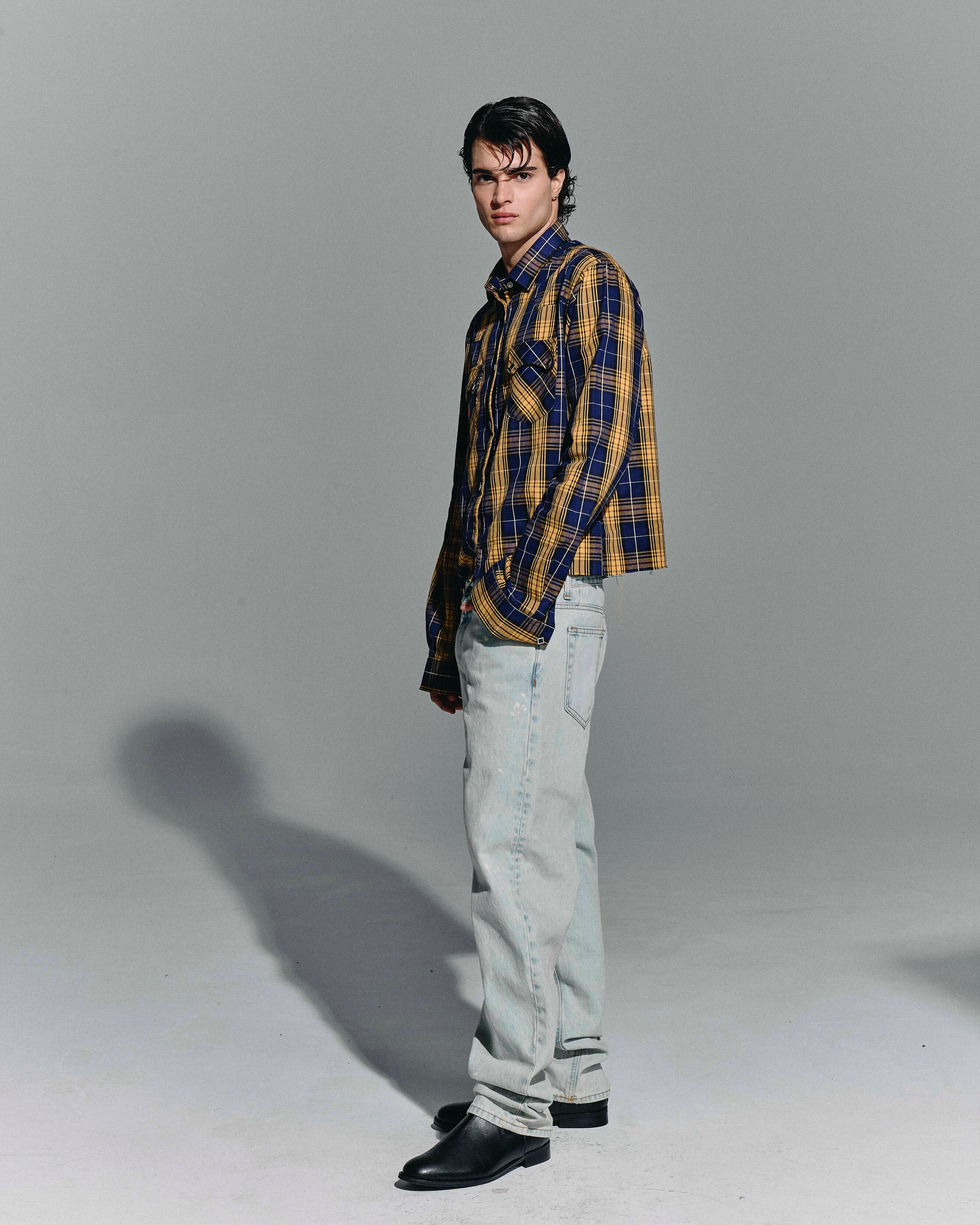 Jeans “Paint Wash” – Ice Blue