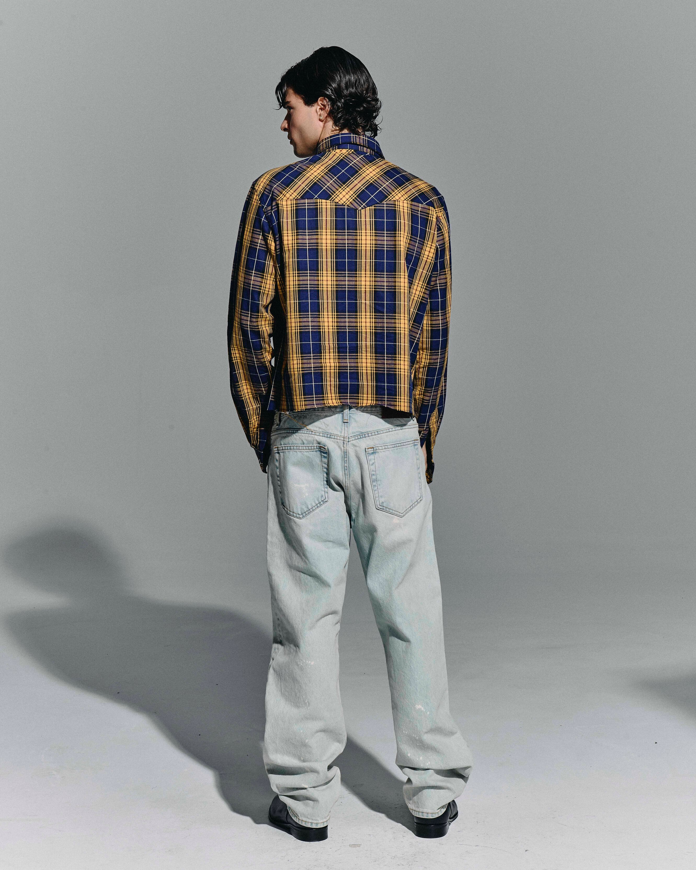 Jeans “Paint Wash” – Ice Blue