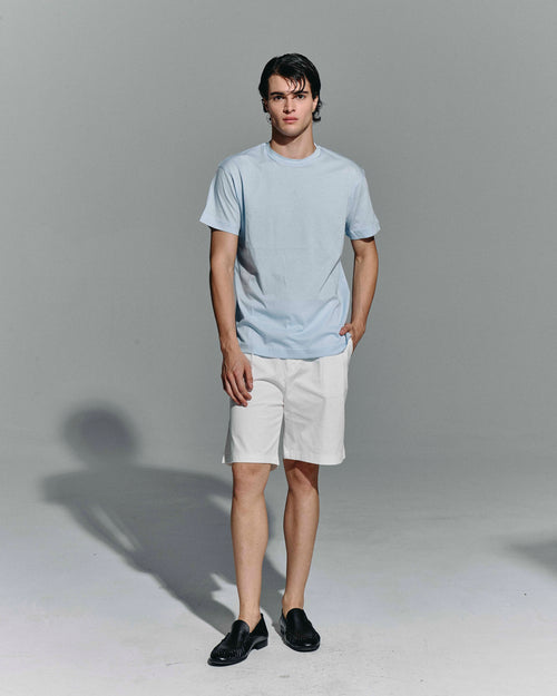 Bermuda “Classic Pleated” – White