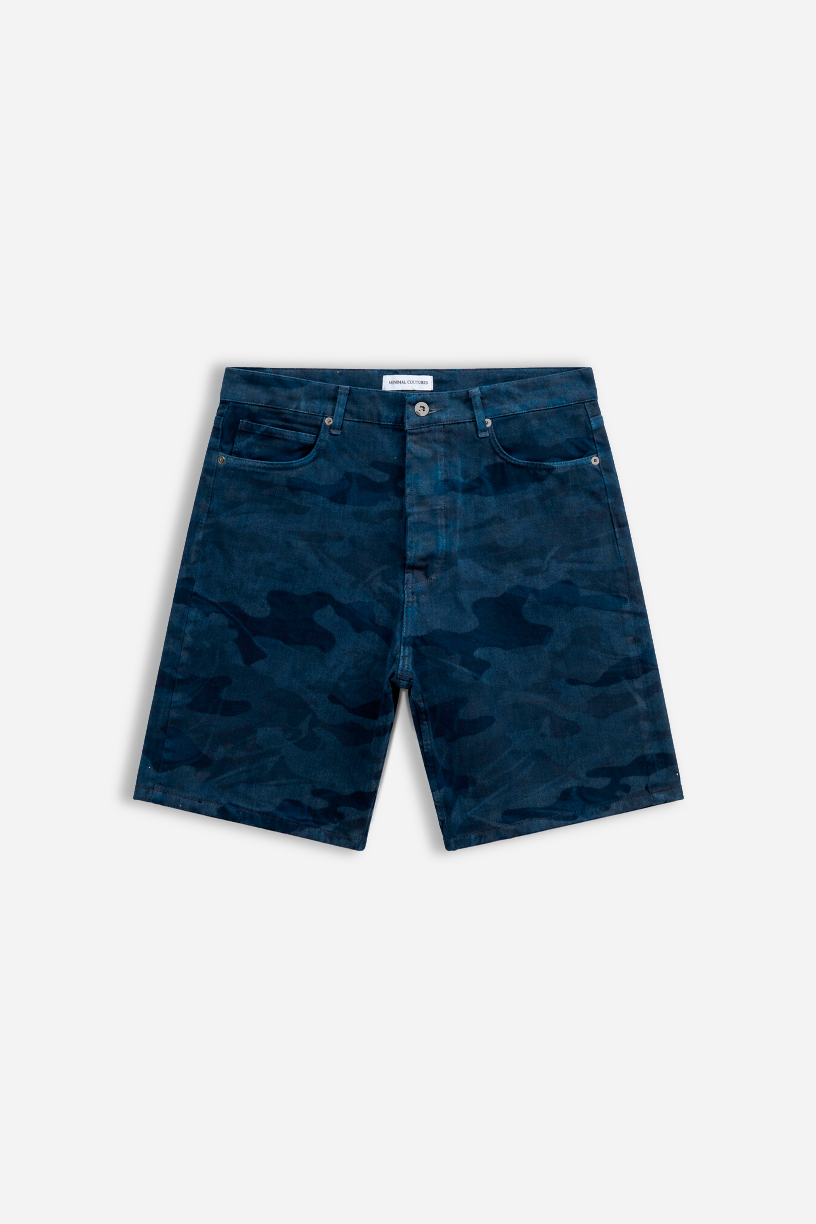 Bermuda 5 tasche Camo blue