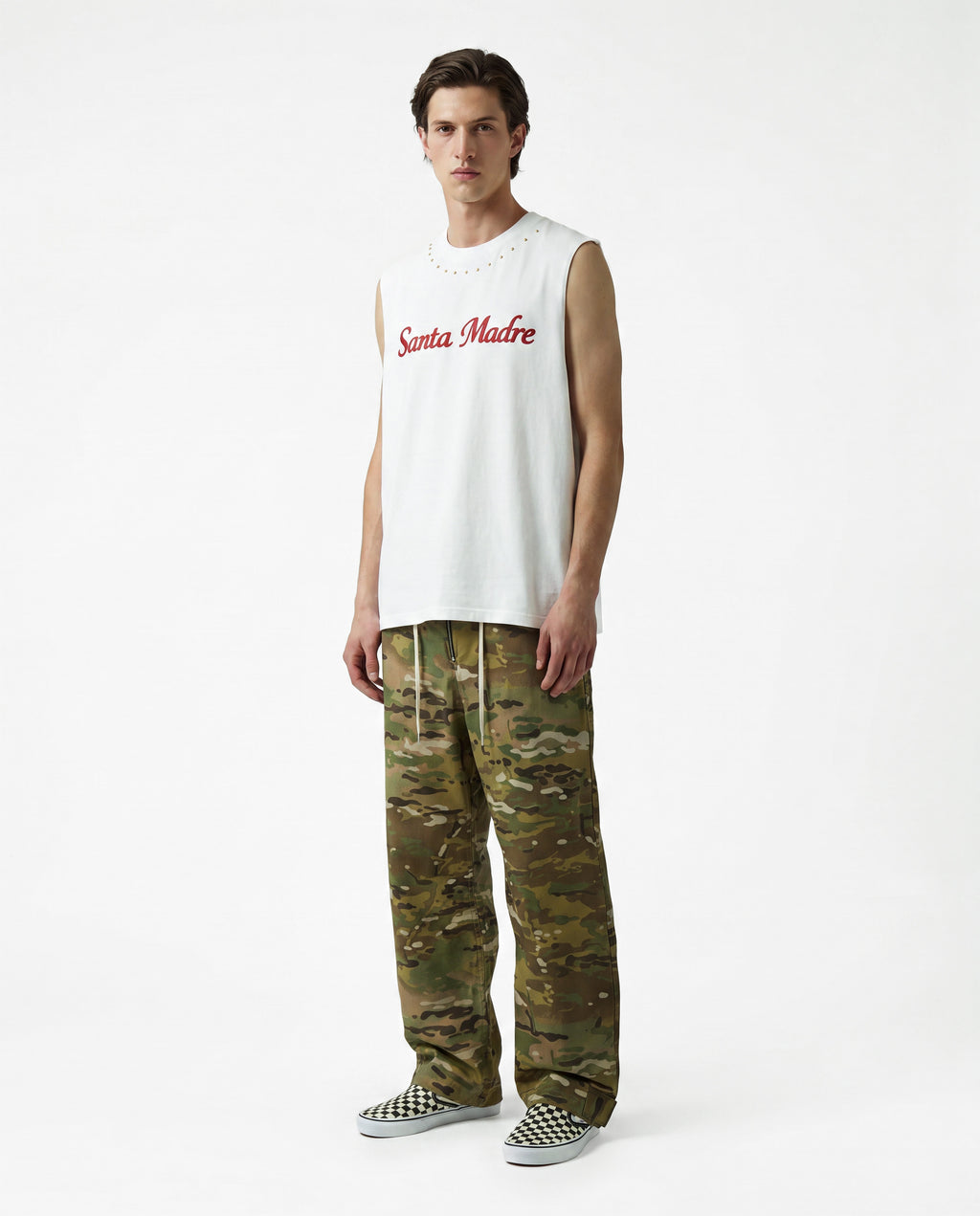 Canotta Oversize “Santa Madre” – White