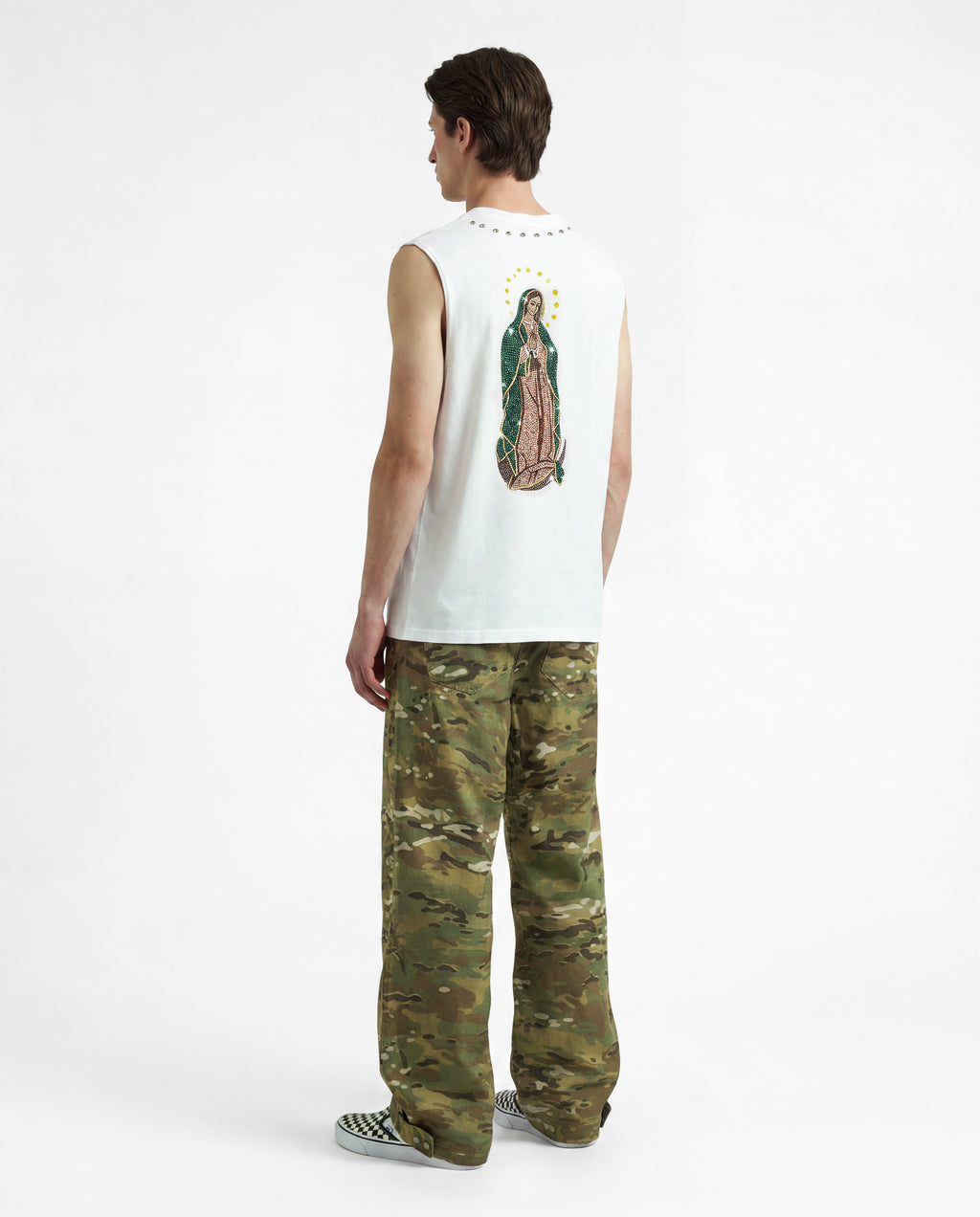 Canotta Oversize “Santa Madre” – White
