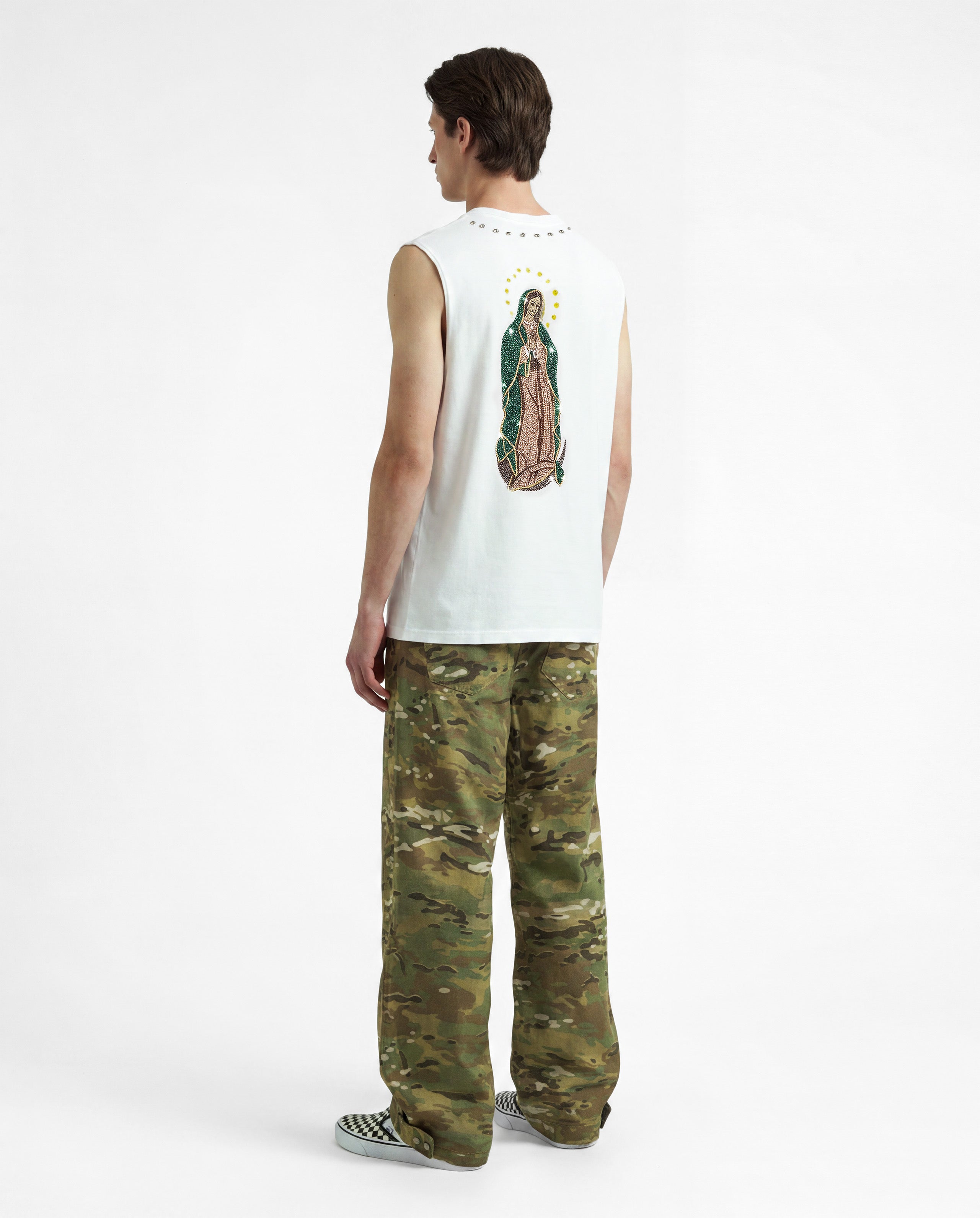 Canotta Oversize “Santa Madre” – White