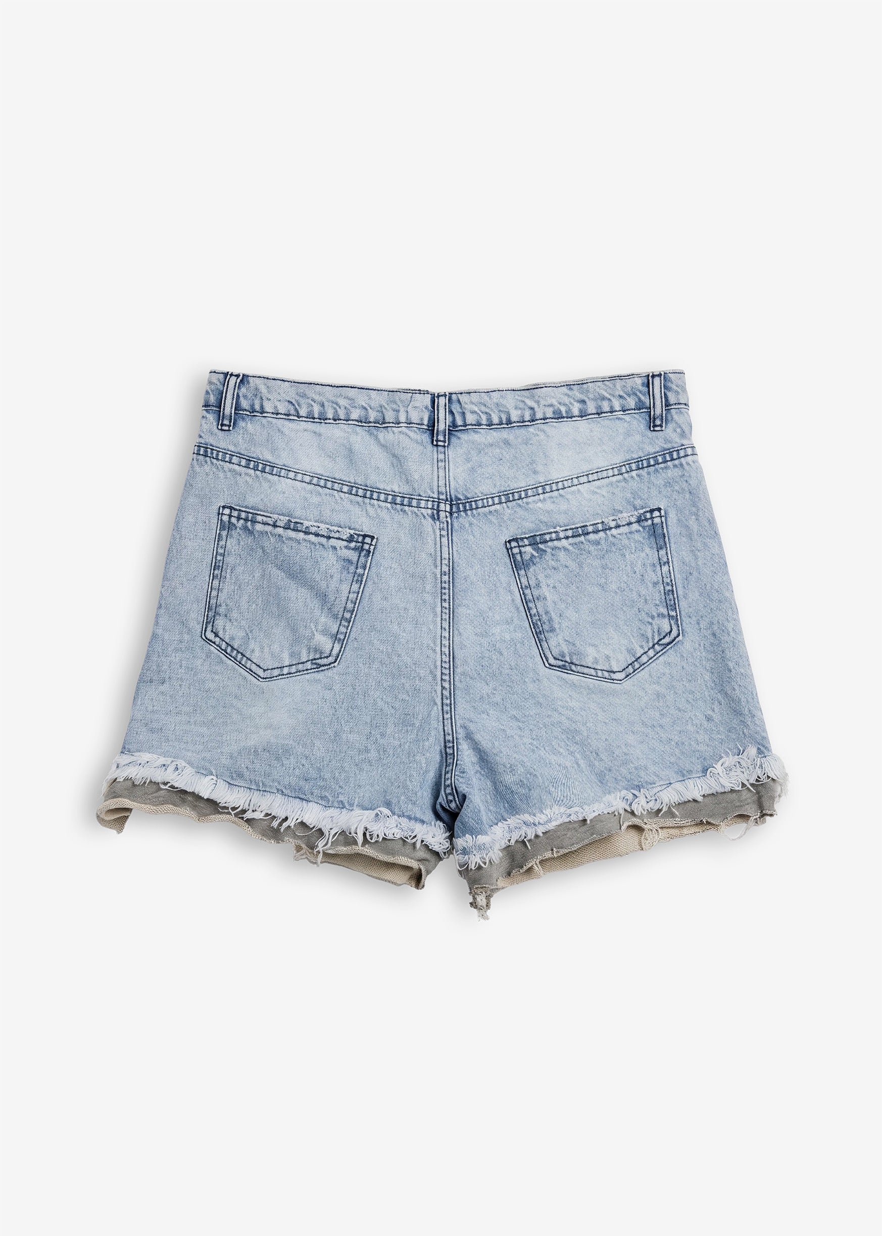 Bermuda denim/felpa