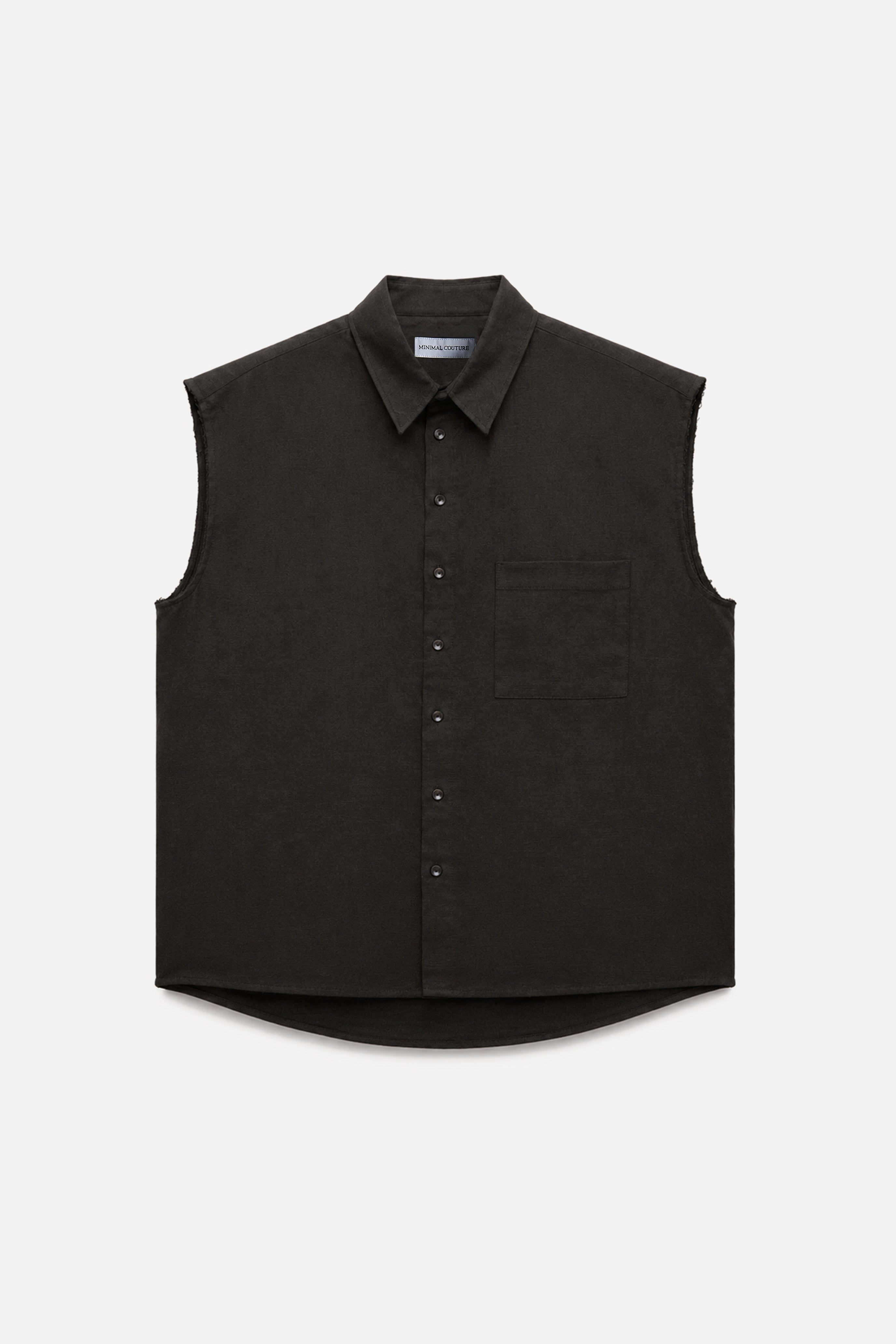 Camicia smanicata “Savior” – Dark Brown
