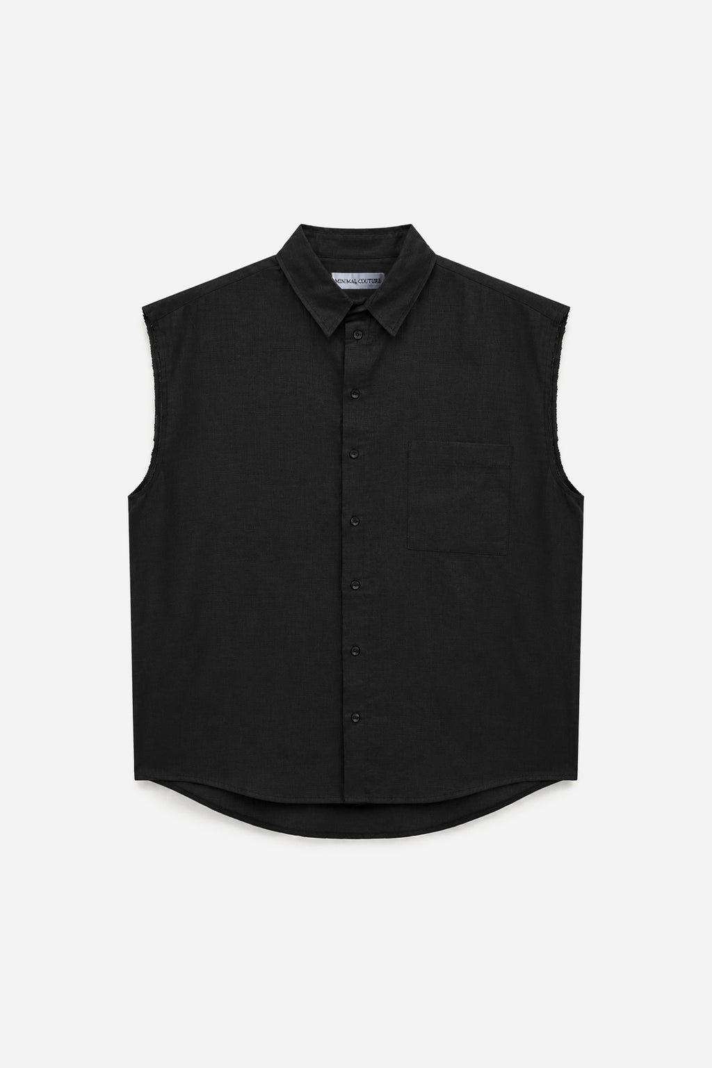 Camicia smanicata “Savior” – Black