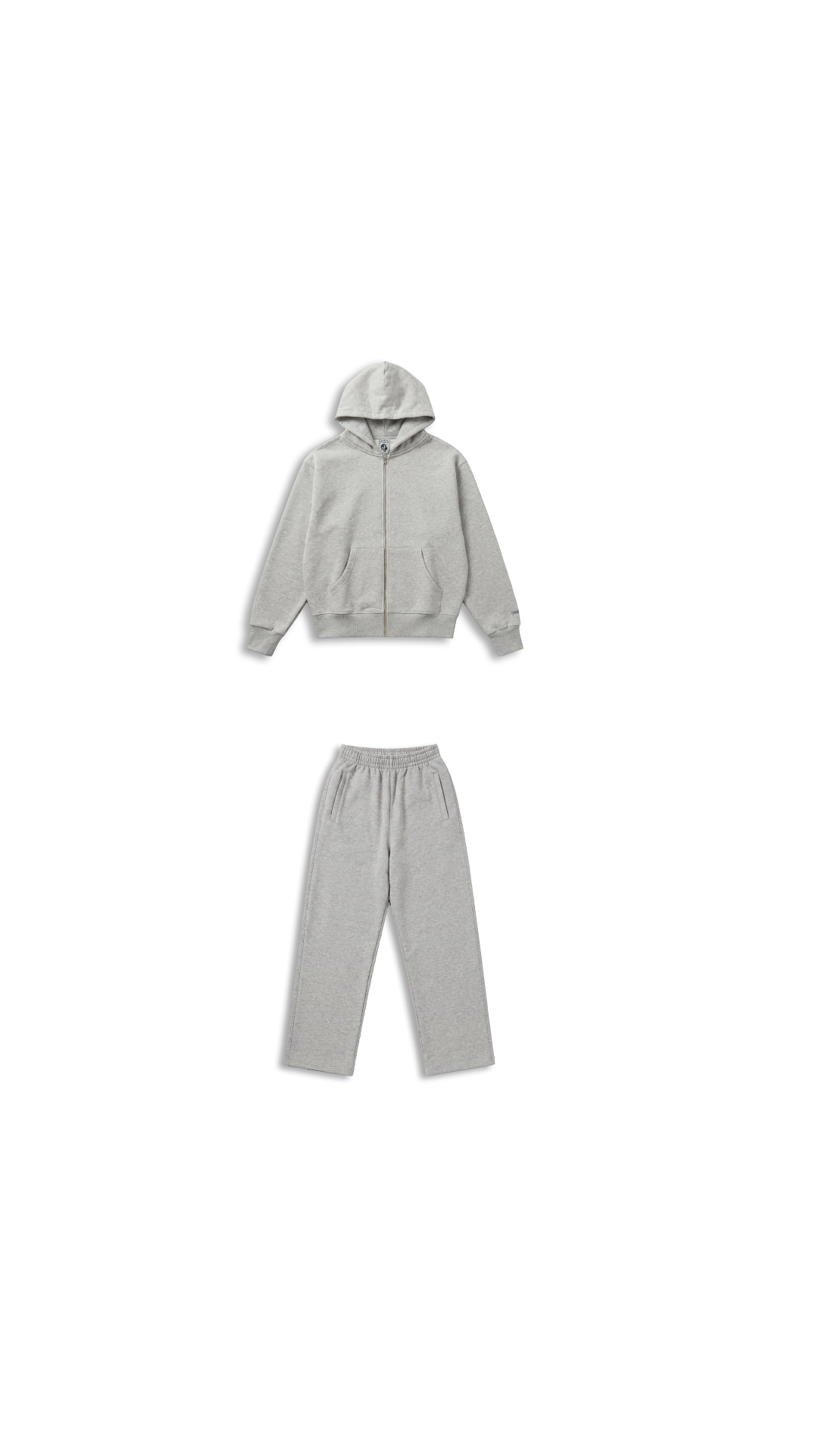 Tuta Premium quality zip Grey
