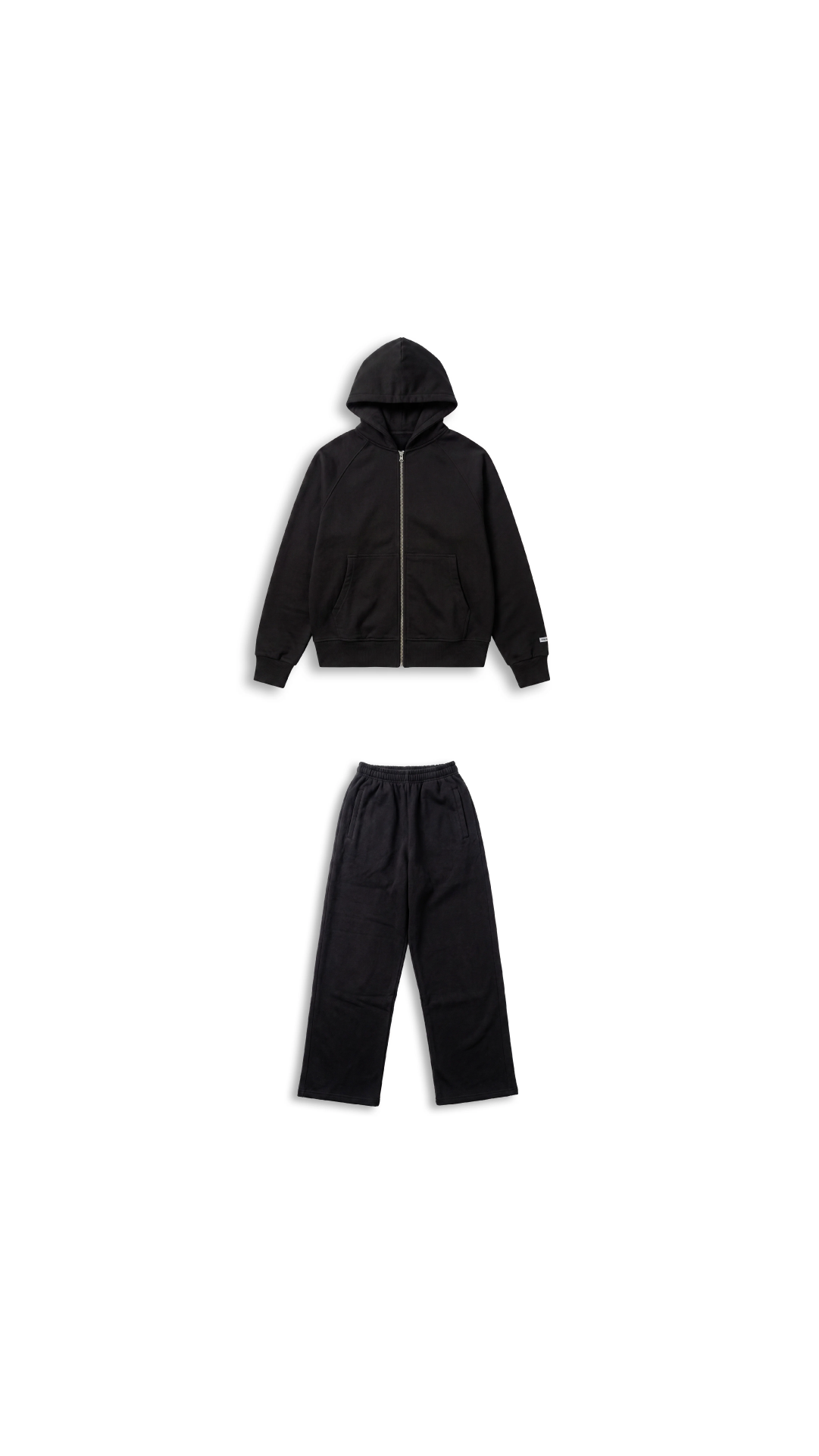 Tuta Premium quality zip Black